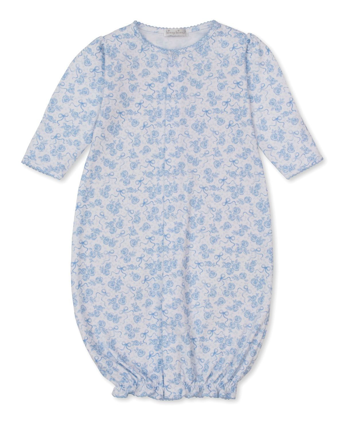 Roses & Bows Blue Convertible Gown