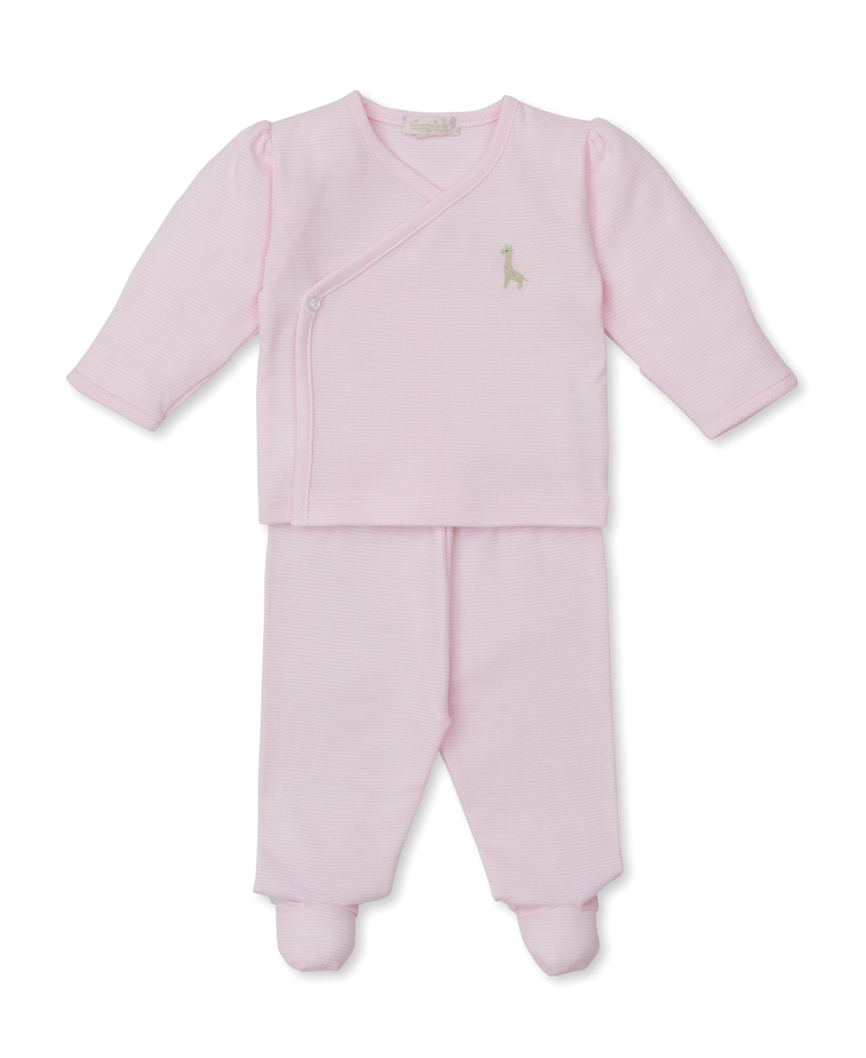 SCE Safari Wild Hand Emb. Cross Tee & Pant Set - Kissy Kissy