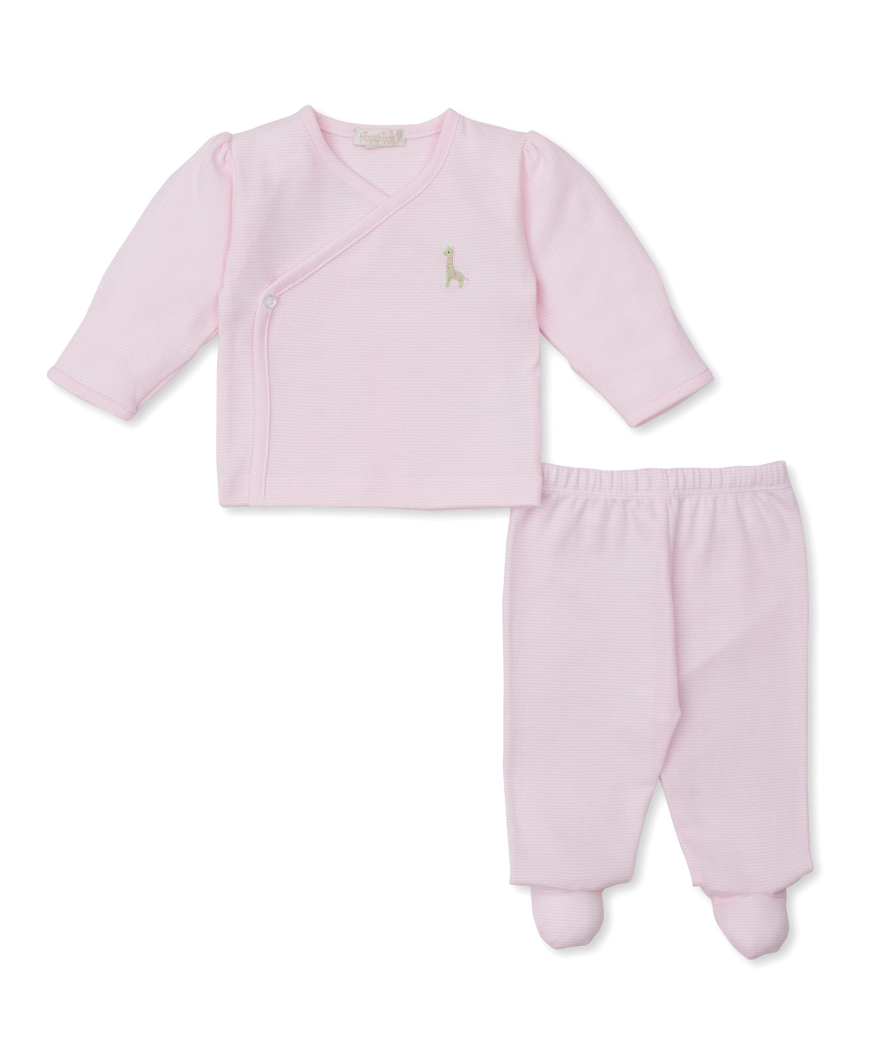 SCE Safari Wild Hand Emb. Cross Tee & Pant Set - Kissy Kissy