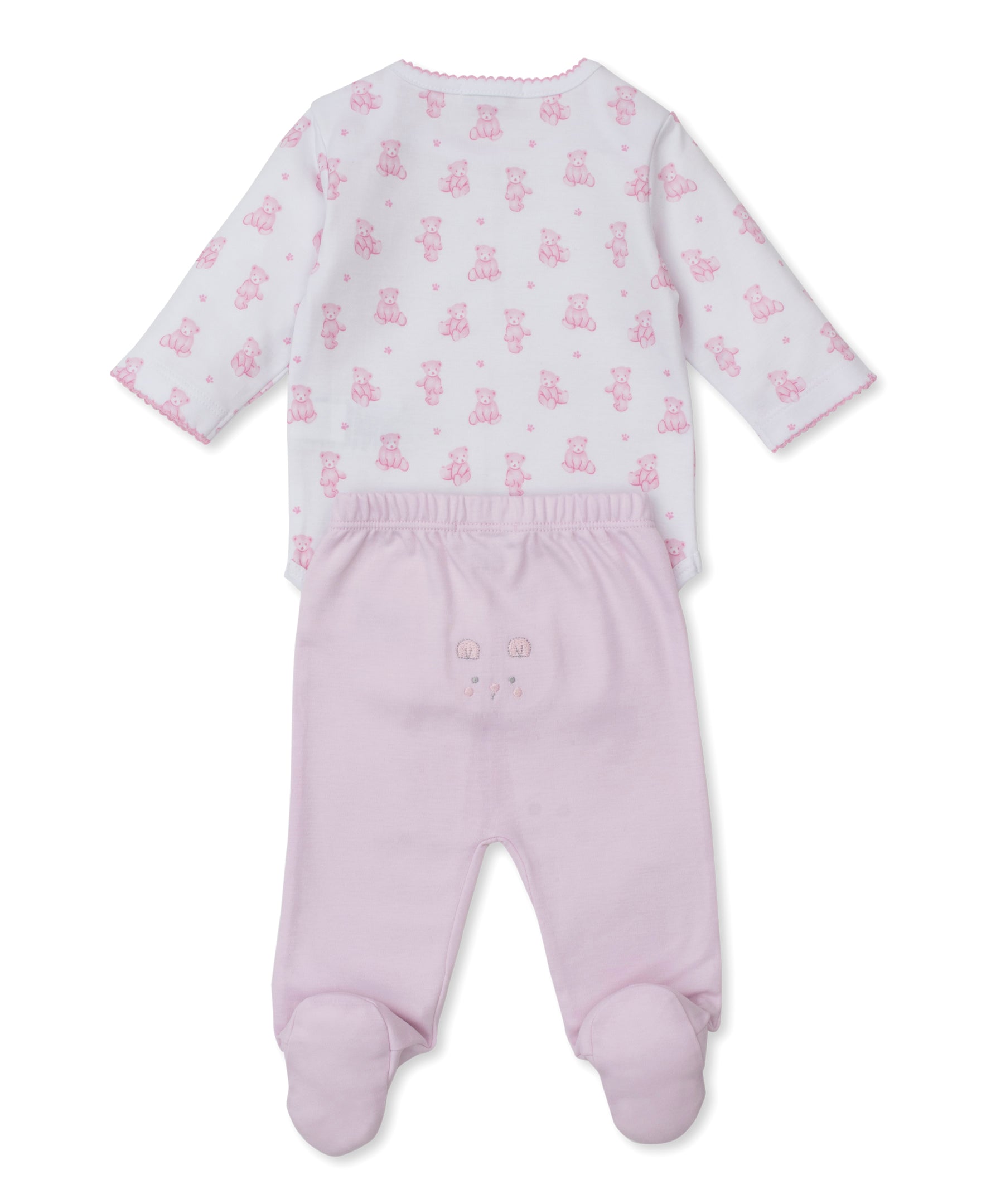Teddy Bear Time Pink Footed Pant Set - Kissy Kissy