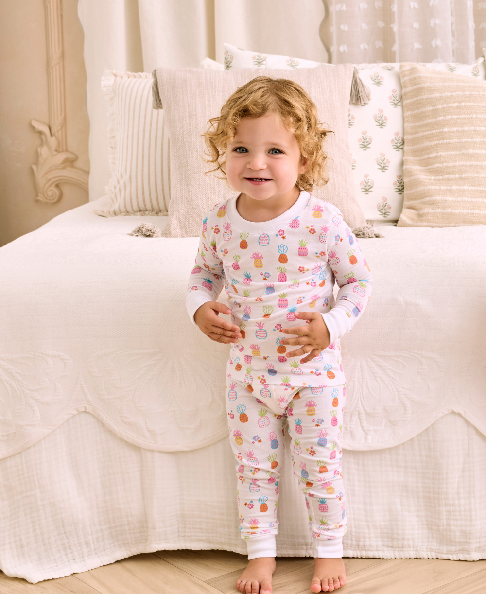Kissy Love Pineapple Paradise StretchFlex Toddler Pajama Set - Kissy Kissy