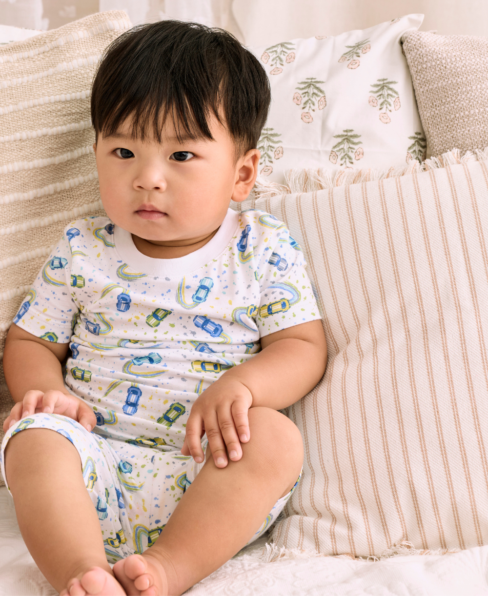 Kissy Love Speedsters StretchFlex Short Pajama Set - Kissy Kissy