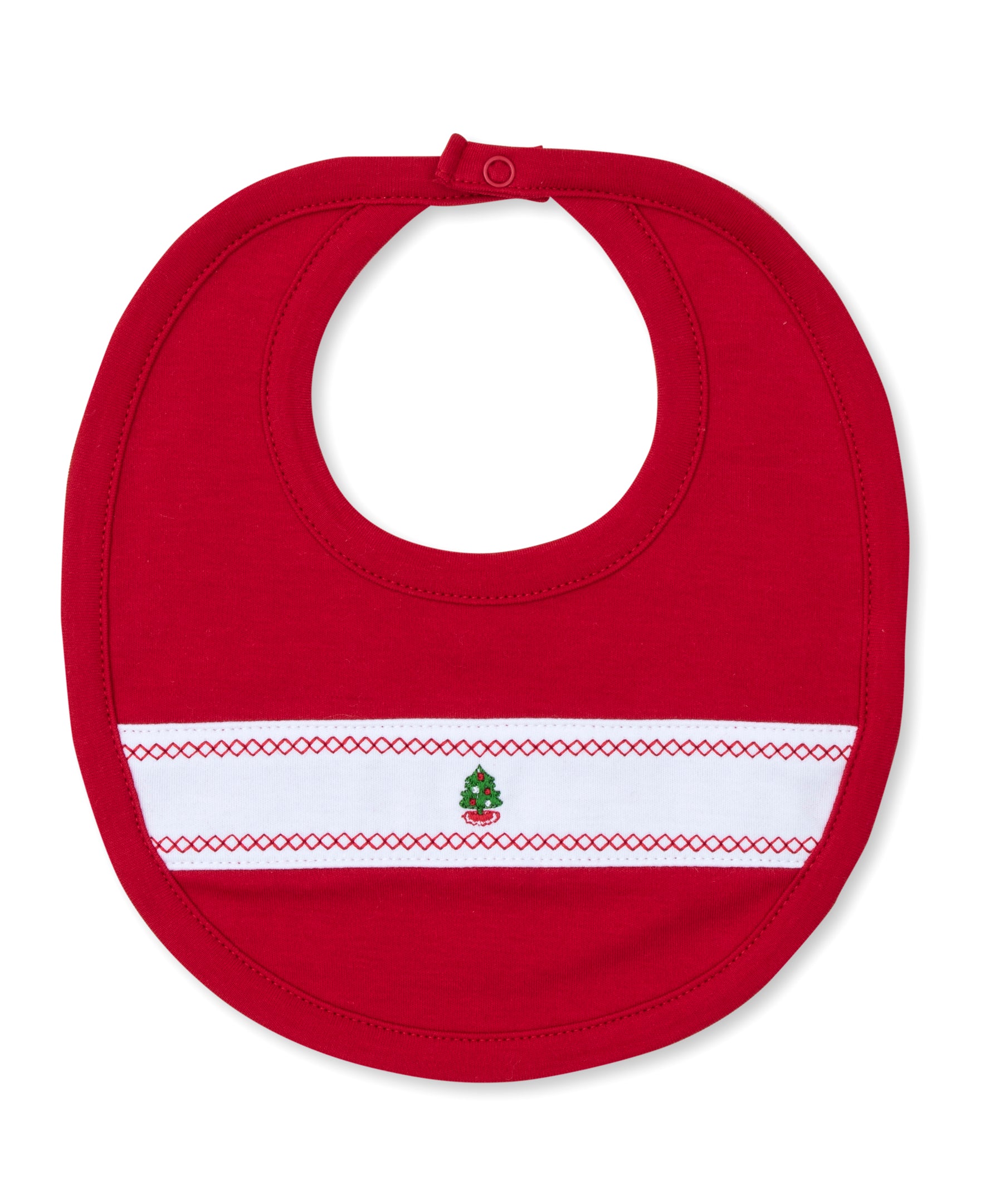 Classic Treasures Holiday 26 Christmas Tree Bib - Kissy Kissy