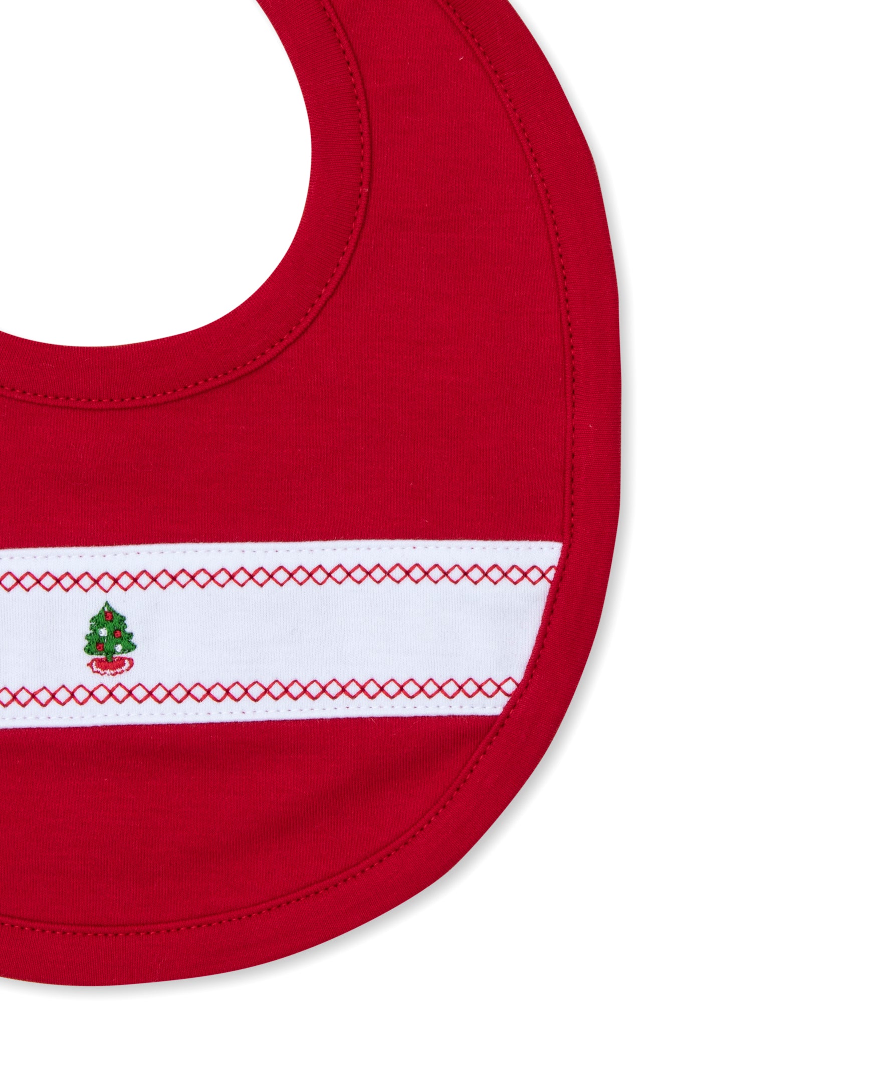 Classic Treasures Holiday 26 Christmas Tree Bib - Kissy Kissy