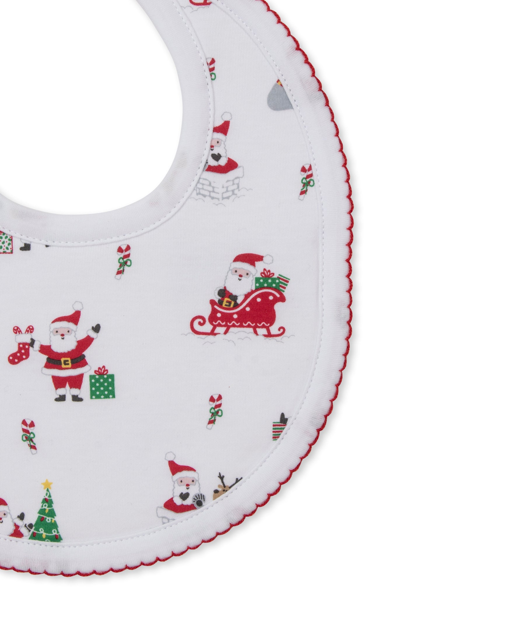 Christmas Capers Bib - Kissy Kissy