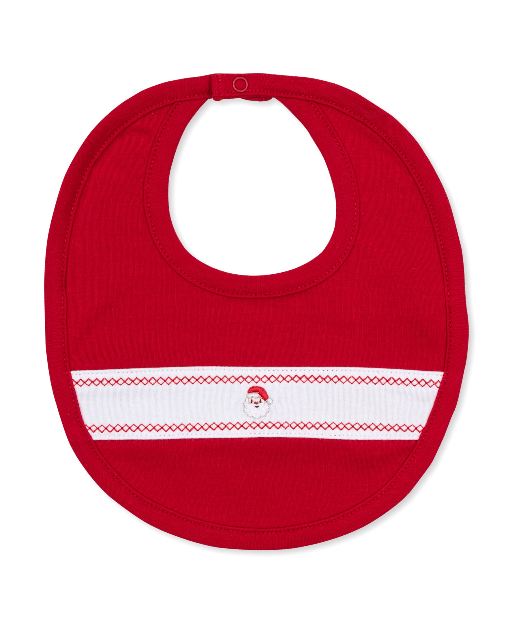 Classic Treasures Holiday 26 Santa Bib - Kissy Kissy