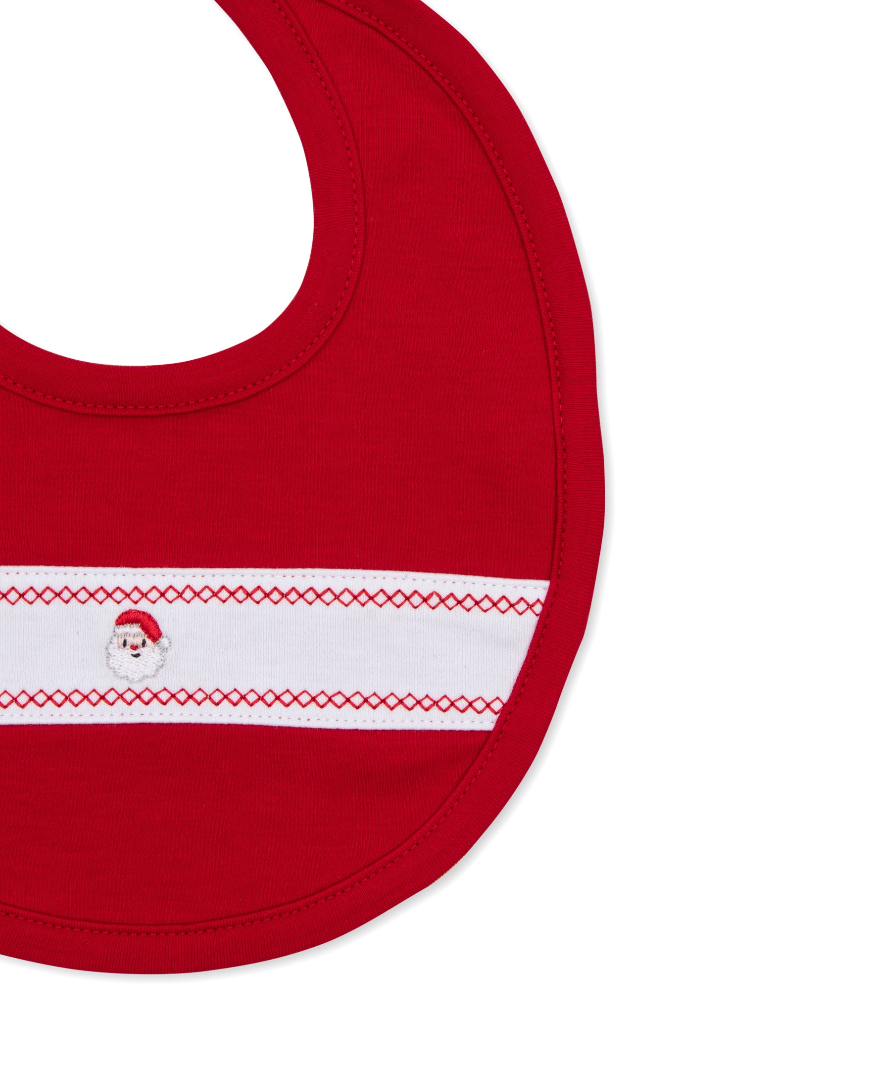 Classic Treasures Holiday 26 Santa Bib - Kissy Kissy