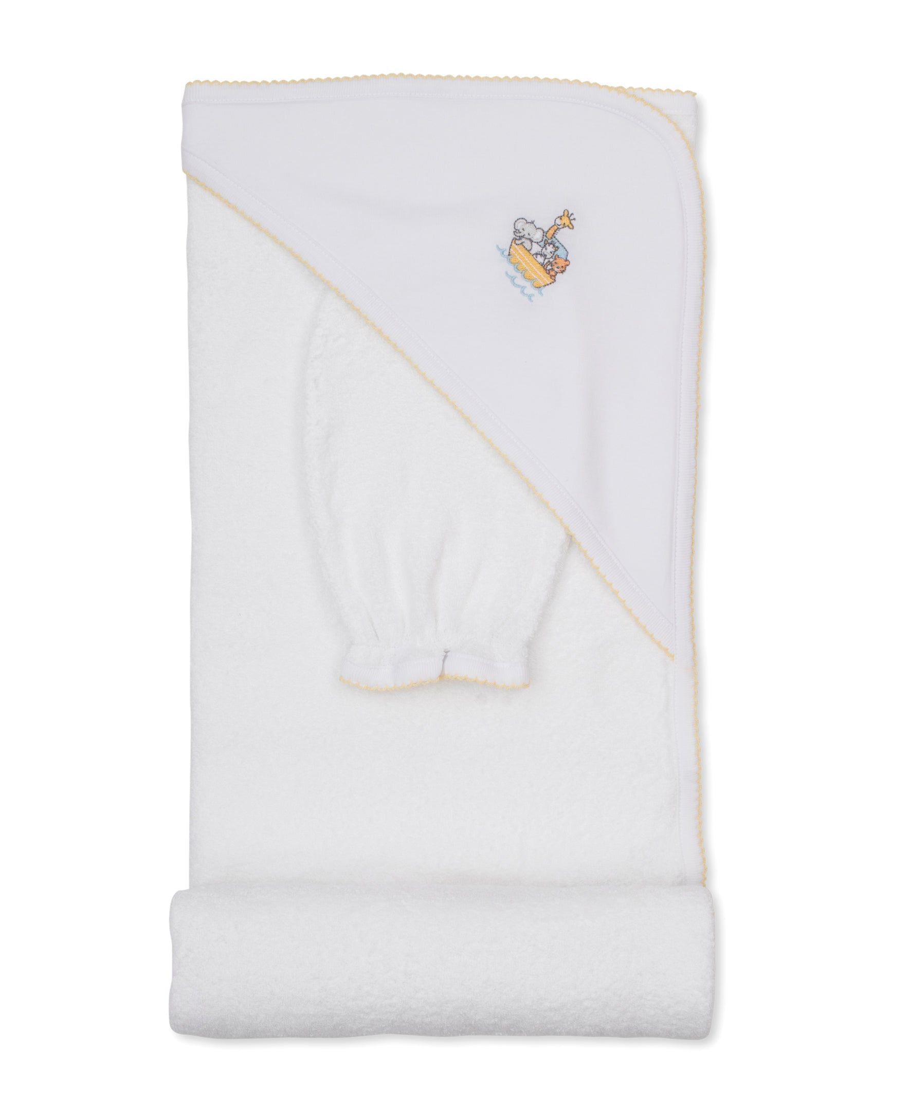 Noah's Journey Hooded Towel & Mitt Set - Kissy Kissy