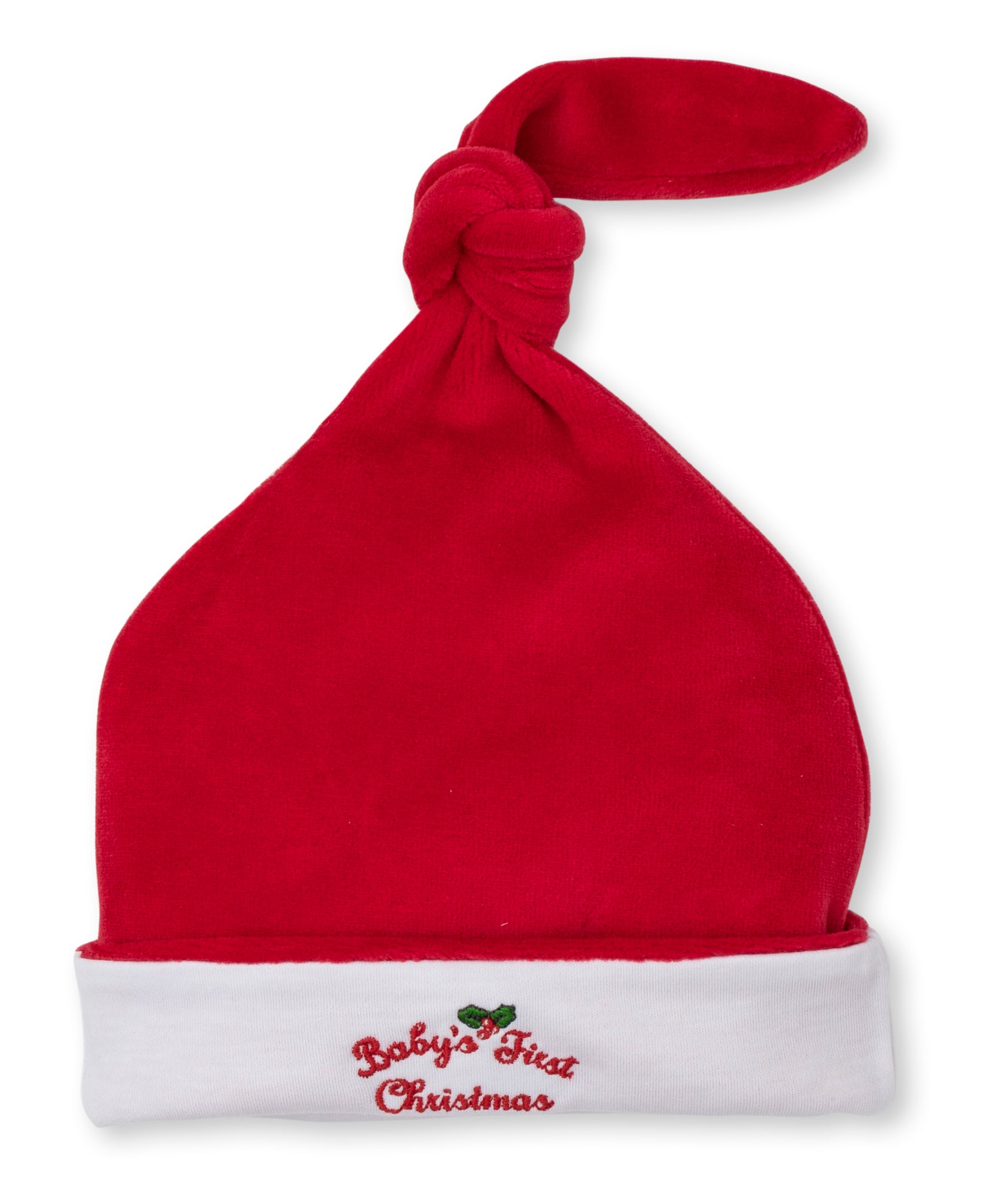 Baby's First Christmas 26 Velour Stocking Hat - Kissy Kissy