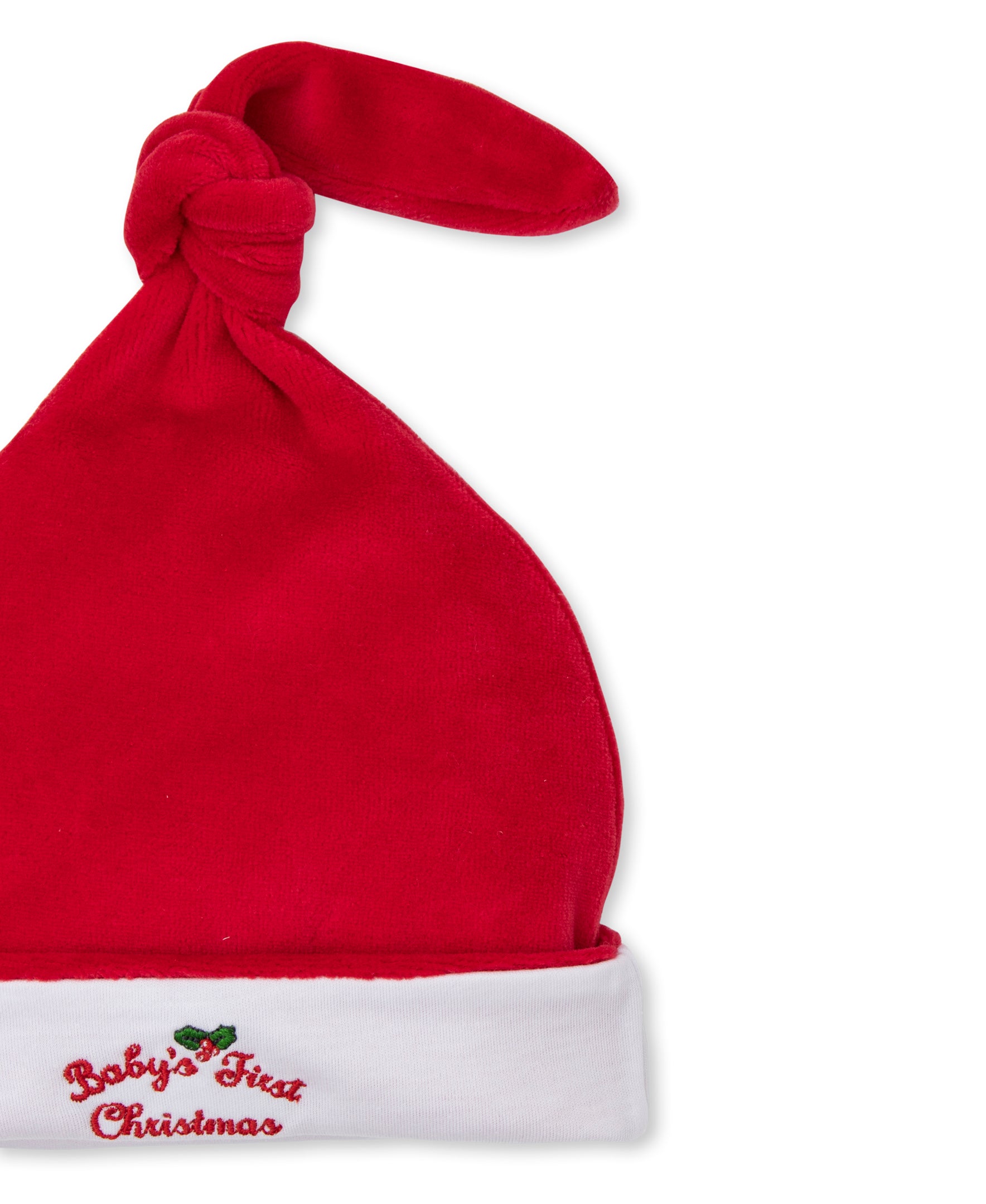 Baby's First Christmas 26 Velour Stocking Hat - Kissy Kissy