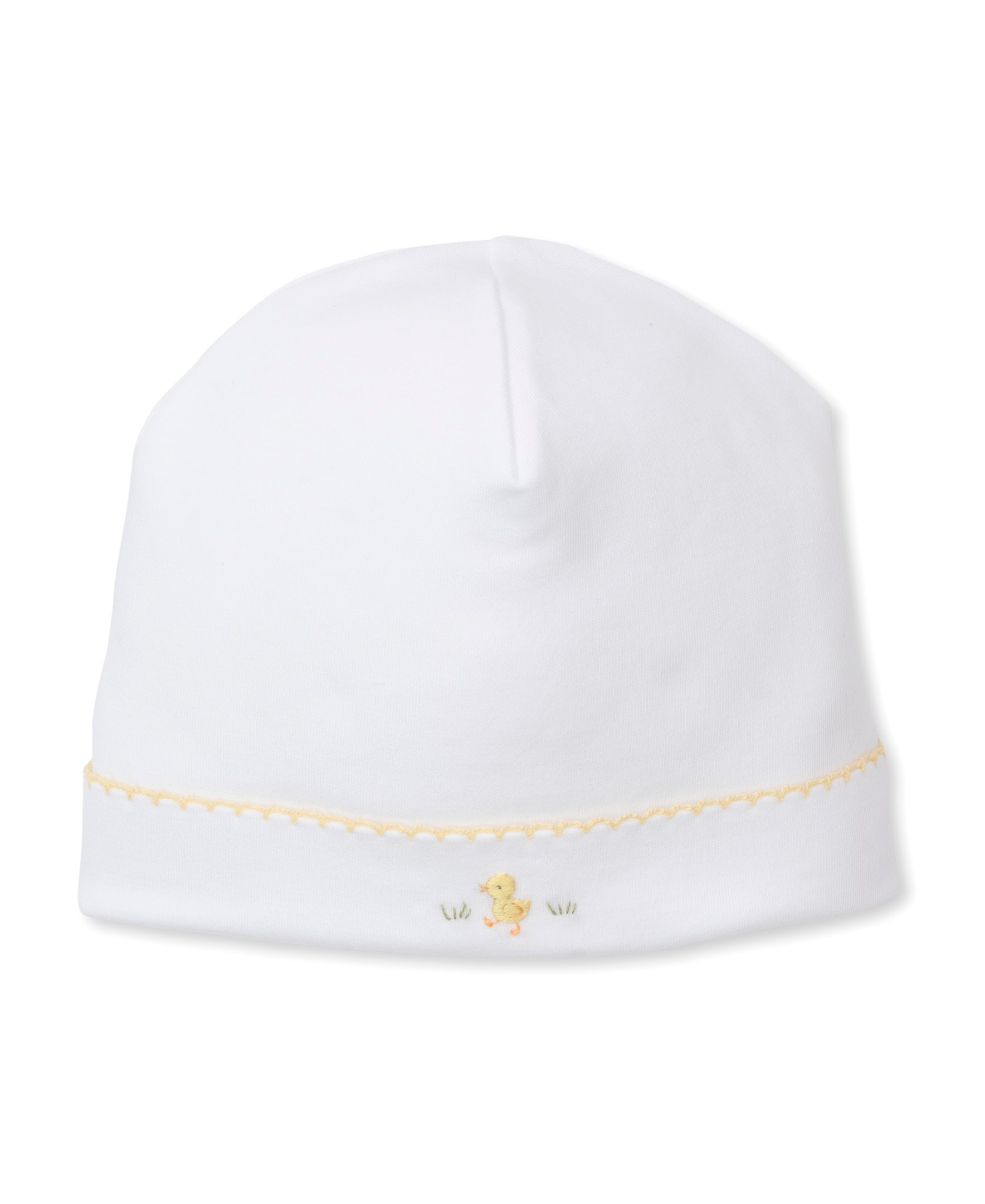 Premier Baby Duckling White/Yellow Hand Emb. Hat - Kissy Kissy