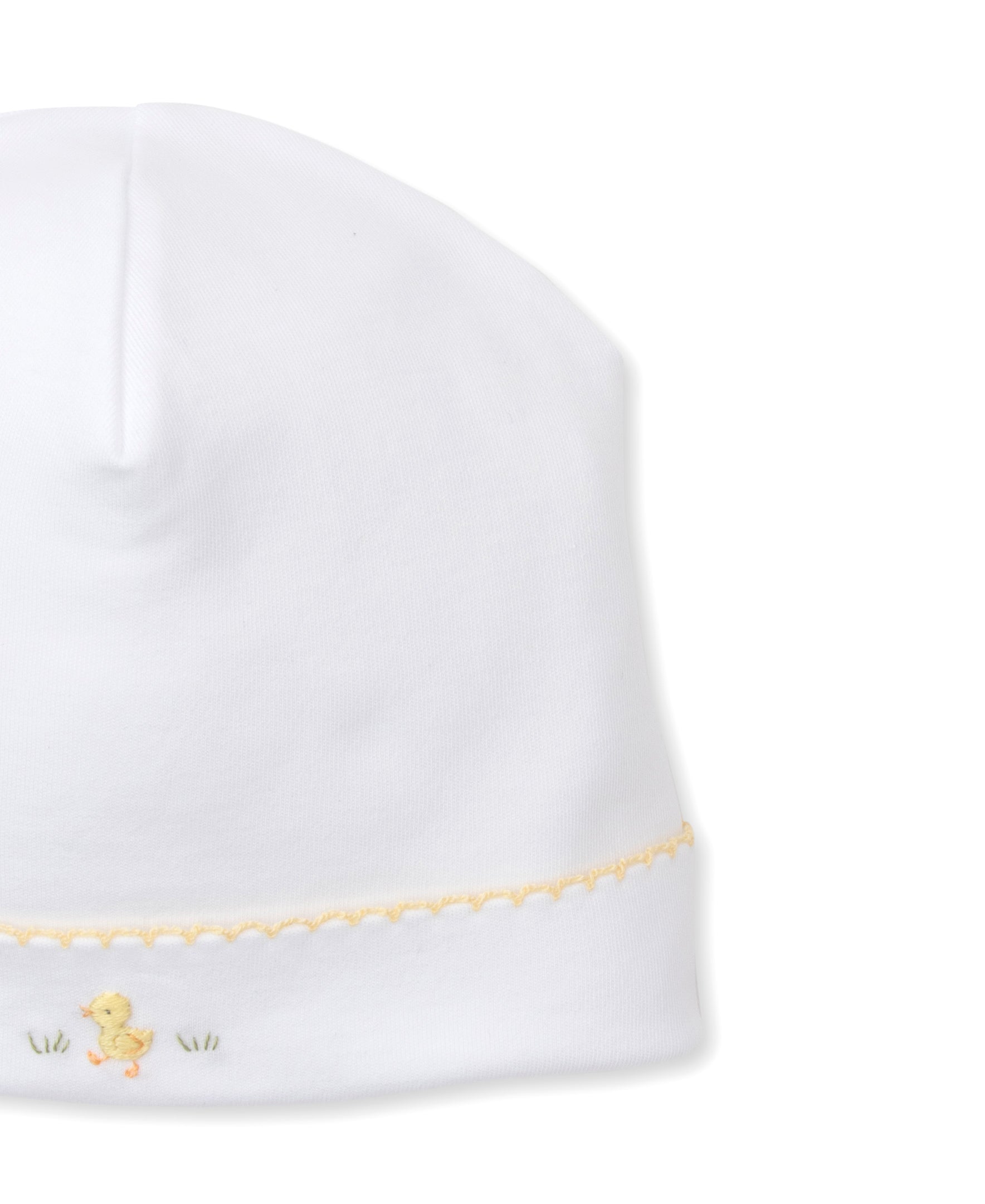 Premier Baby Duckling White/Yellow Hand Emb. Hat - Kissy Kissy