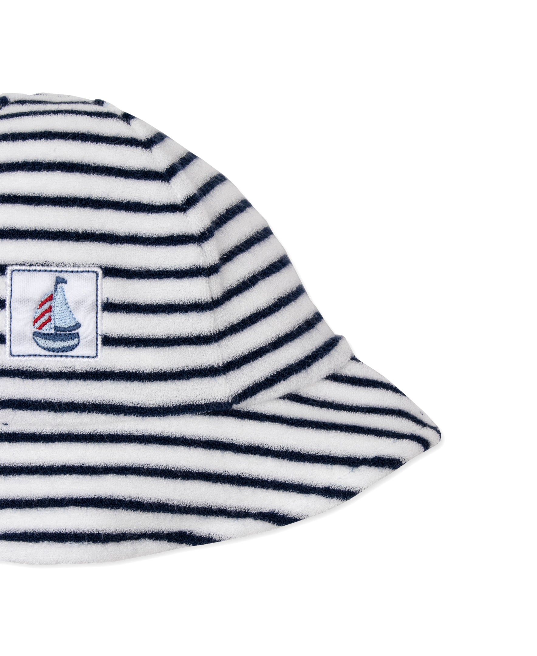 Red, White, & Blue Regatta Stripe Terry Sunhat - Kissy Kissy