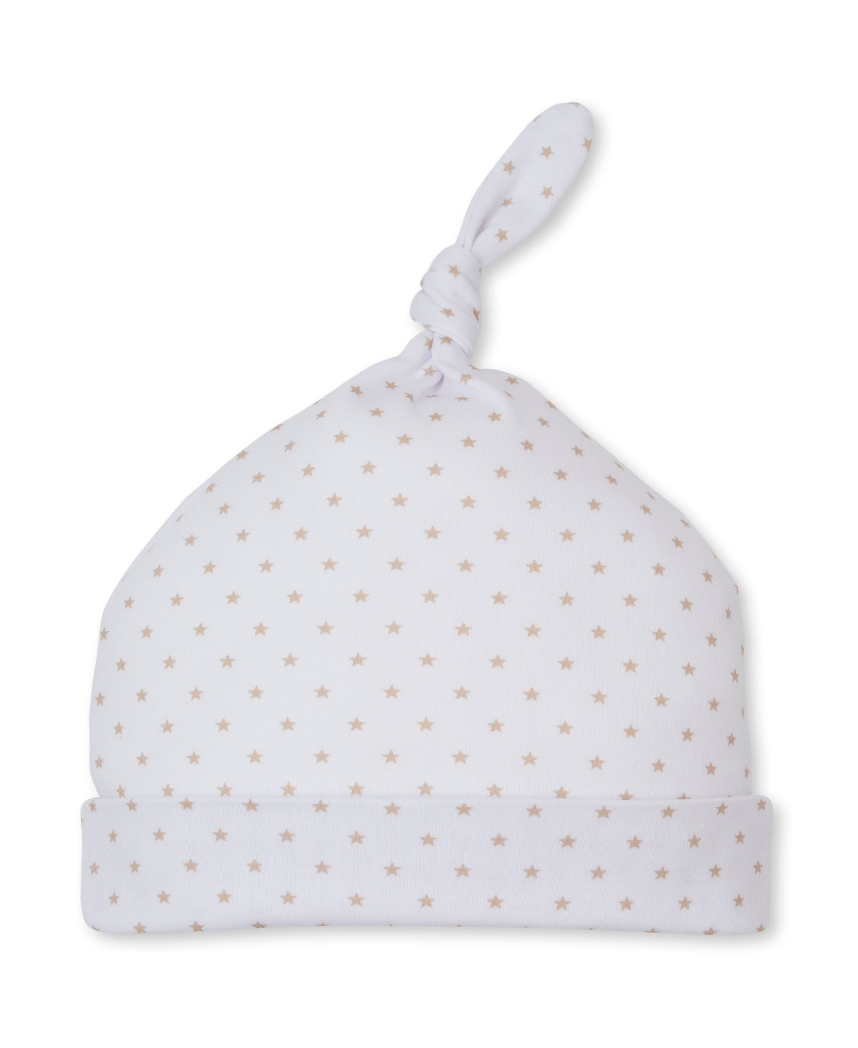 Teddy Bear Love Tan Star Knotted Hat