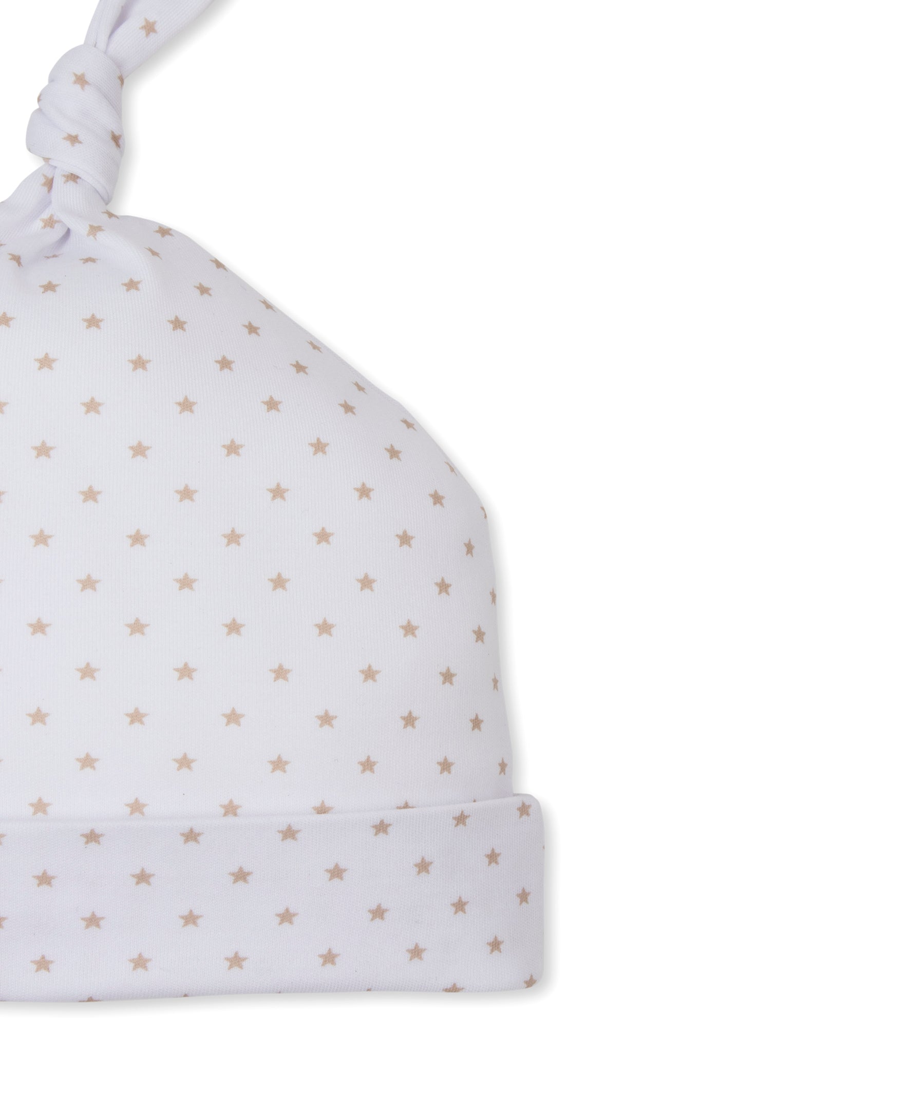 Teddy Bear Love Tan Star Knotted Hat