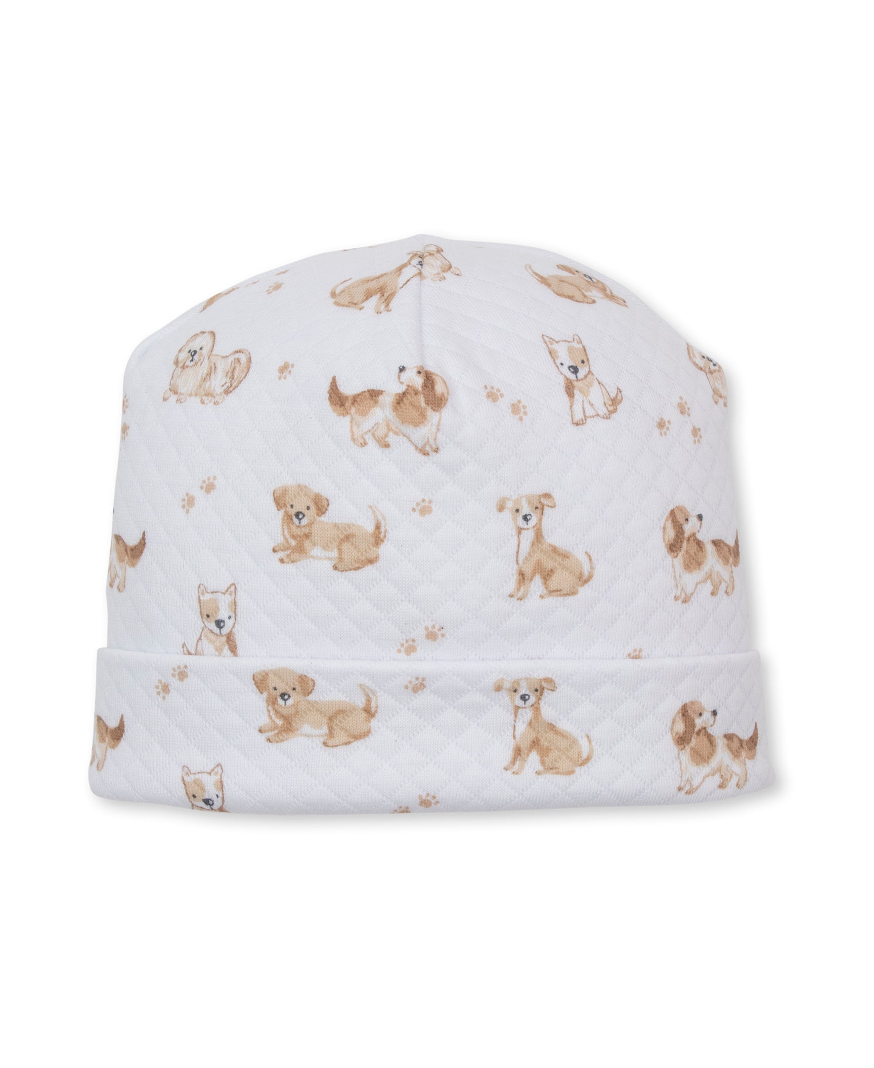 Puppy Paws Brown Jacquard Hat