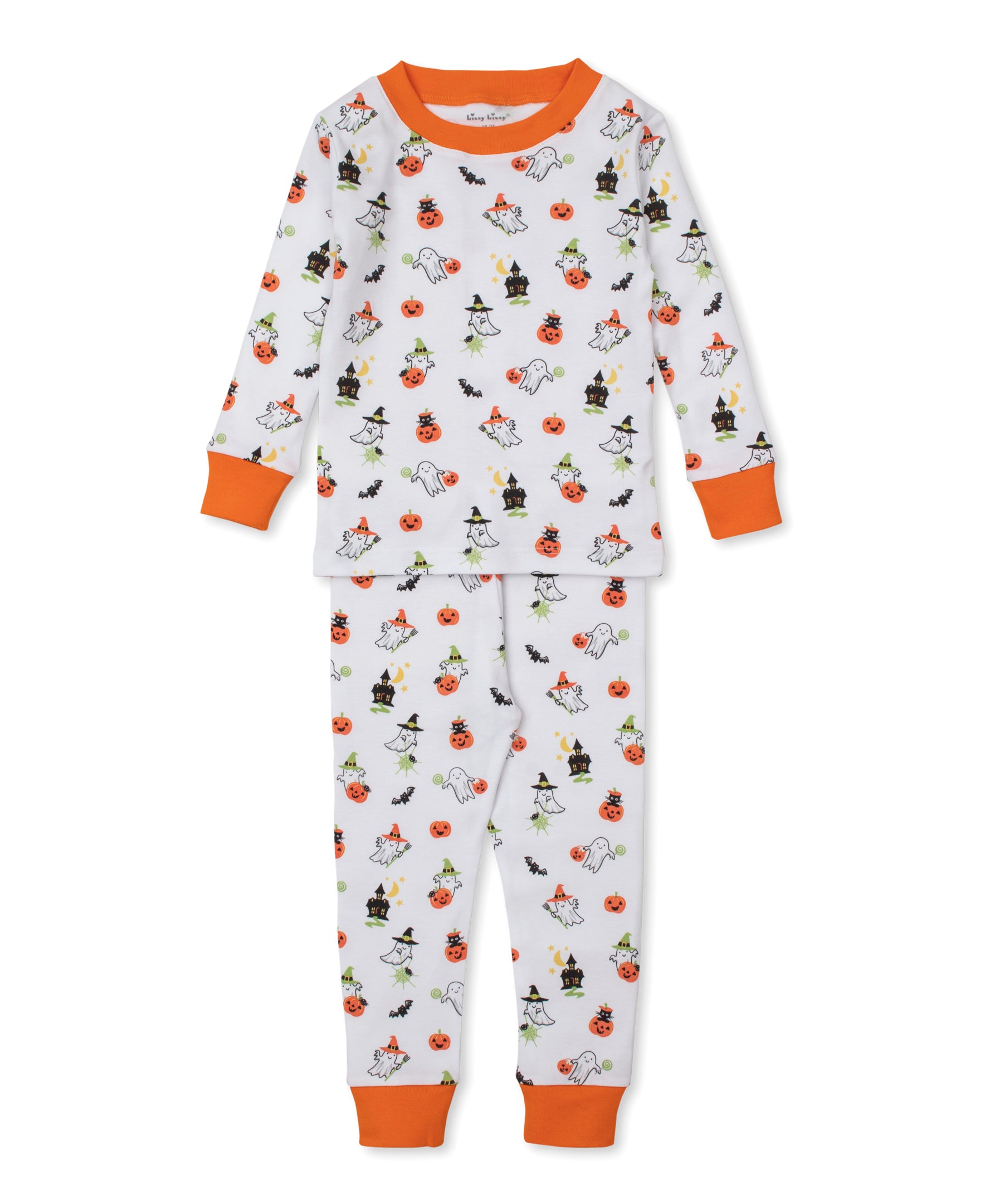 Ghostly Cheer Toddler Pajama Set - Kissy Kissy