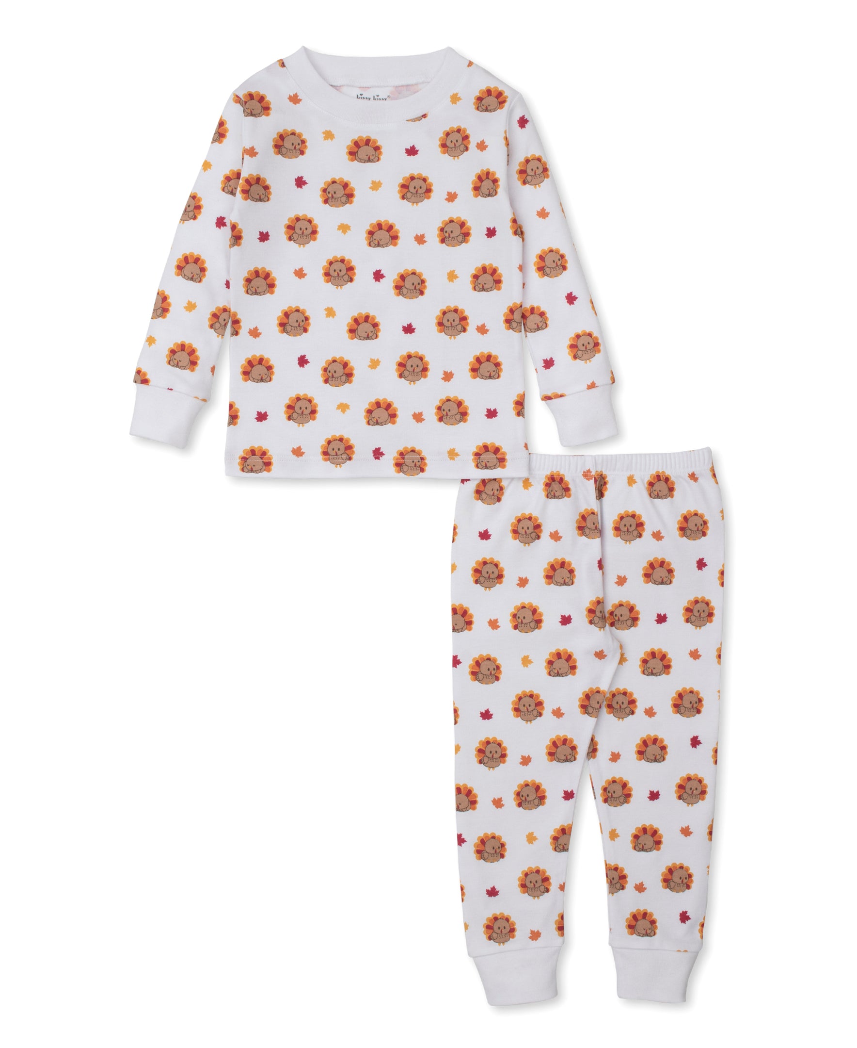 Turkey Team Toddler Pajama Set - Kissy Kissy
