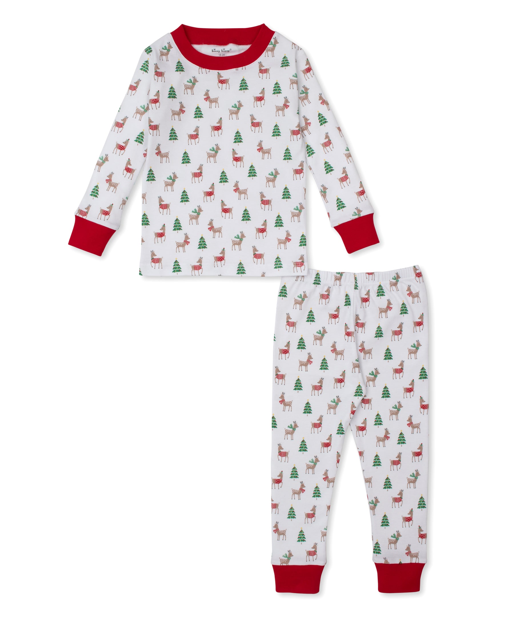 Christmas Reindeer Pajama Set - Kissy Kissy