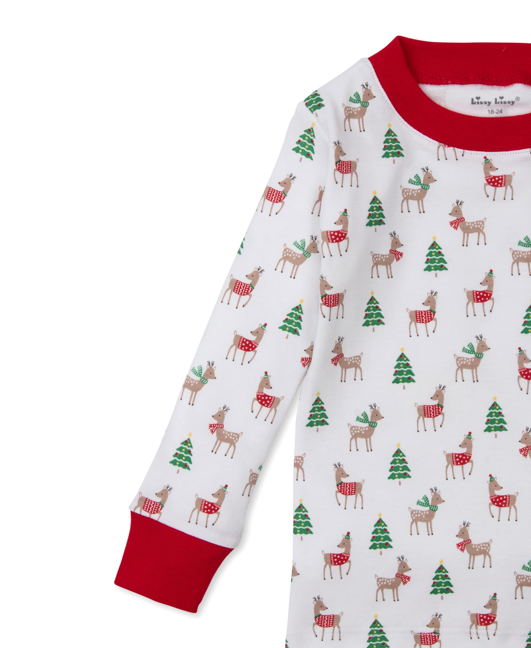 Christmas Reindeer Pajama Set - Kissy Kissy