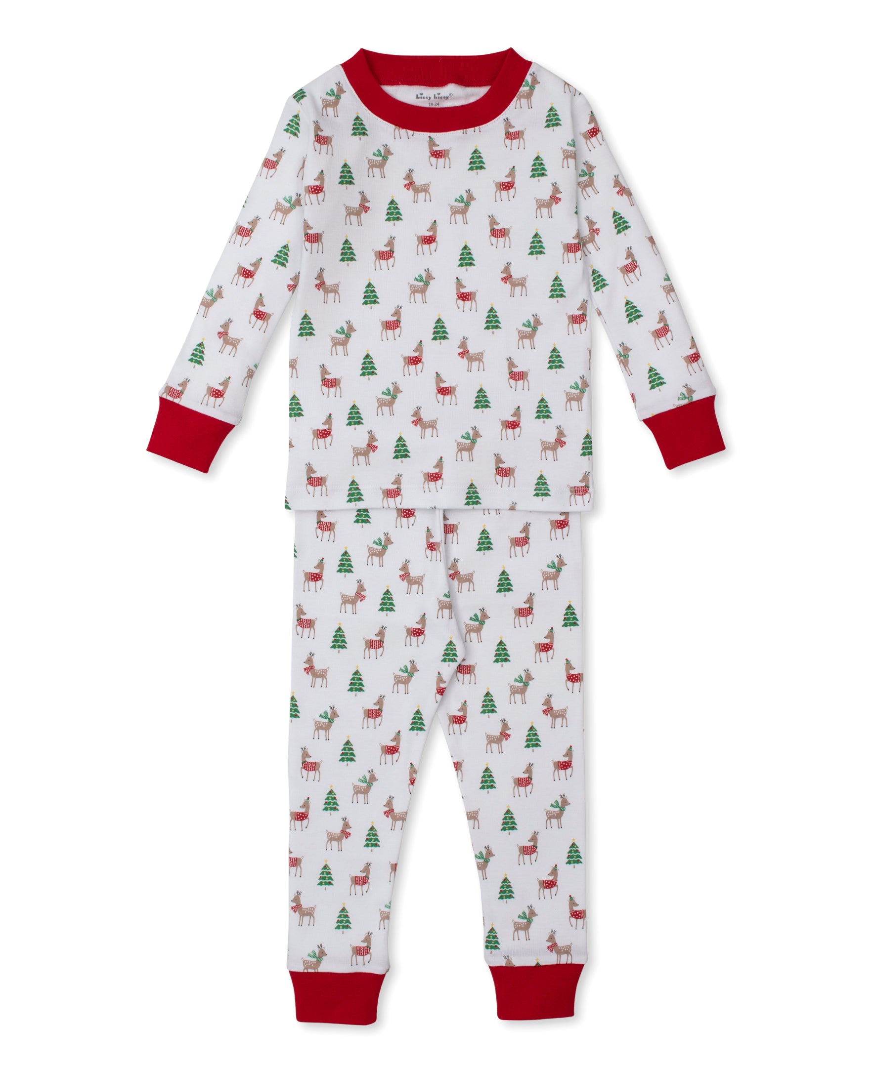 Christmas Reindeer Toddler Pajama Set - Kissy Kissy