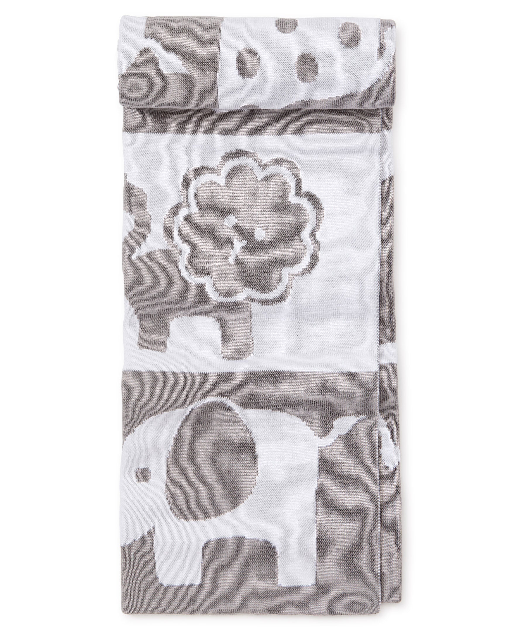 Silver Jungle Knit Novelty Blanket - Kissy Kissy