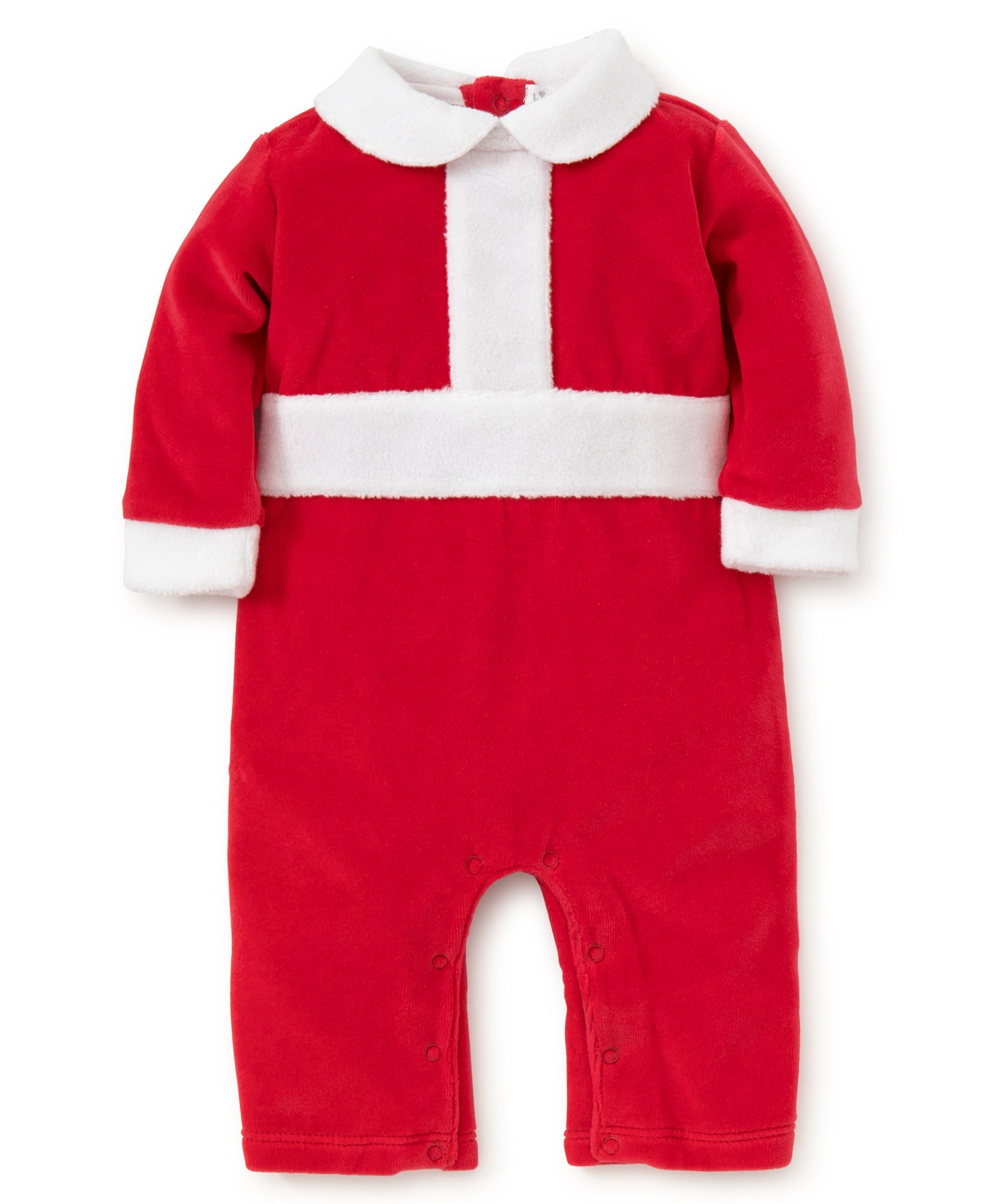 North Pole Reindeer Velour Playsuit - Kissy Kissy