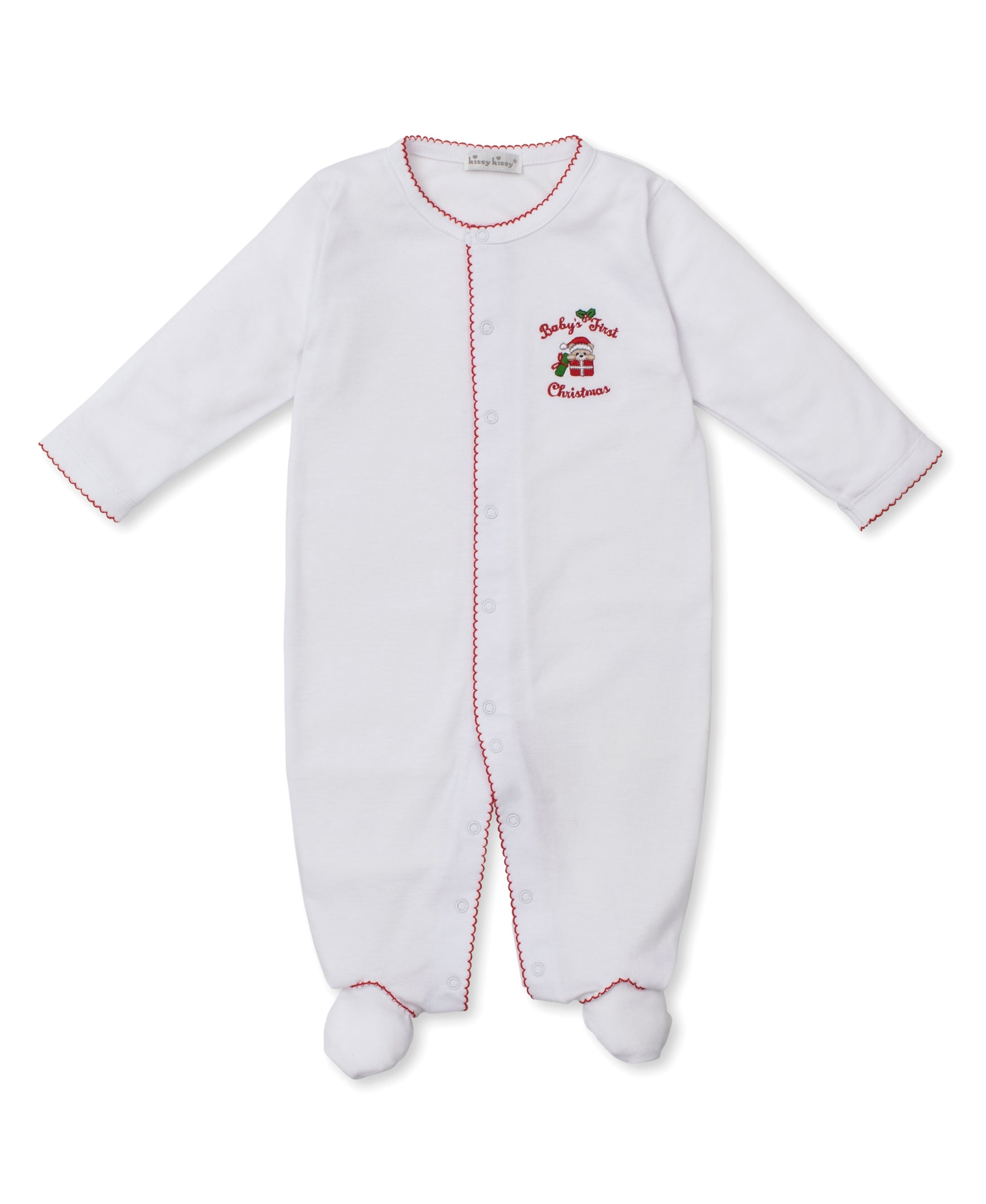 Baby's First Christmas 25 Footie - Kissy Kissy