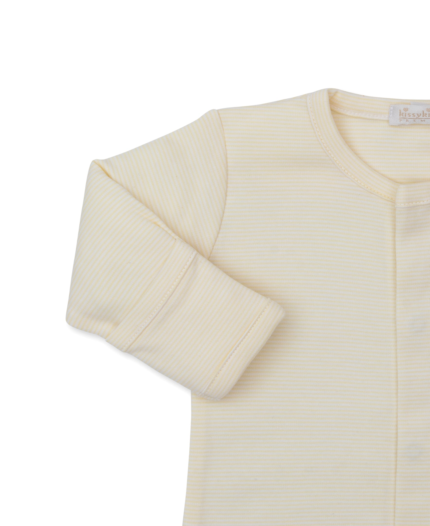 Premier Duck Pond Paddles Hand Emb. Stripe Footie - Kissy Kissy