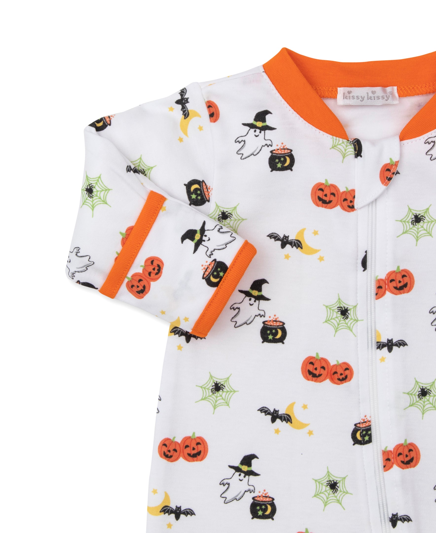 Halloween Happenings Zip Footie & Hat Set - Kissy Kissy