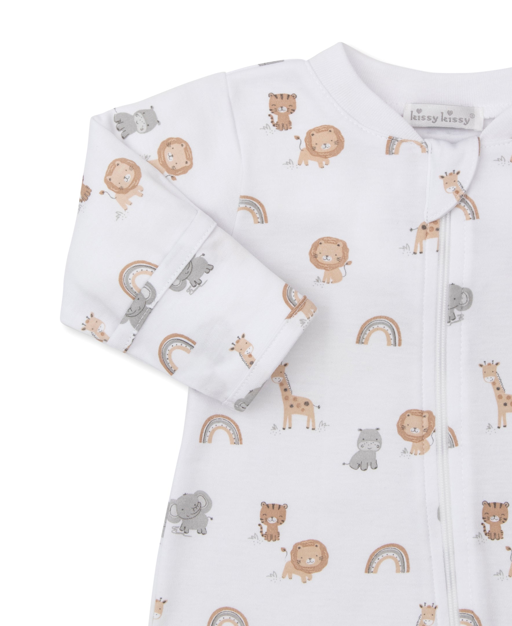 Safari Squad Zip Footie & Hat Set - Kissy Kissy