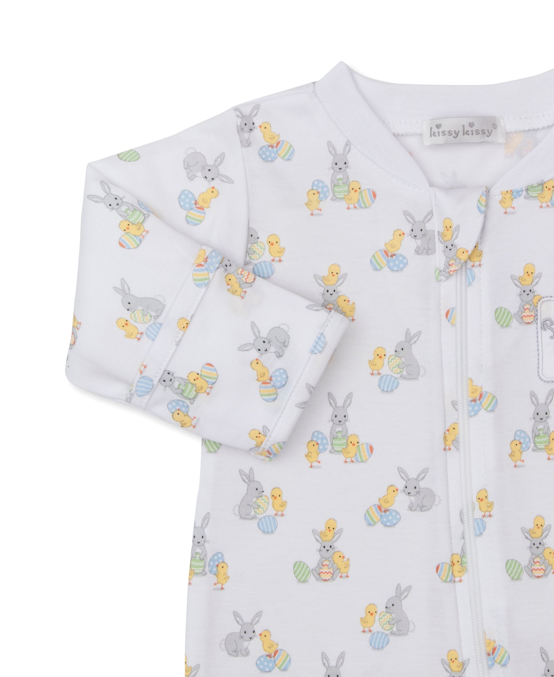 Baby's First Easter Zip Footie - Kissy Kissy