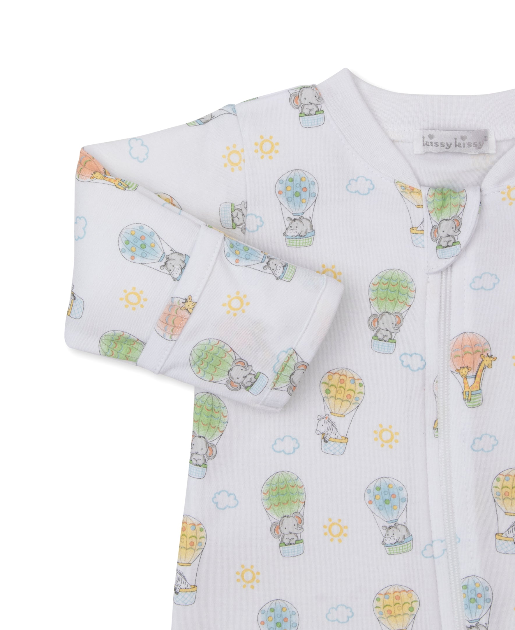 Sky-High Adventures Zip Footie - Kissy Kissy