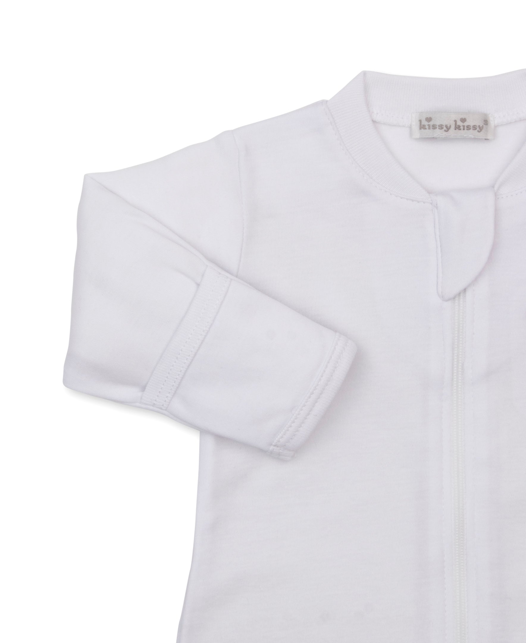 Baby's First Christmas 26 White Zip Footie