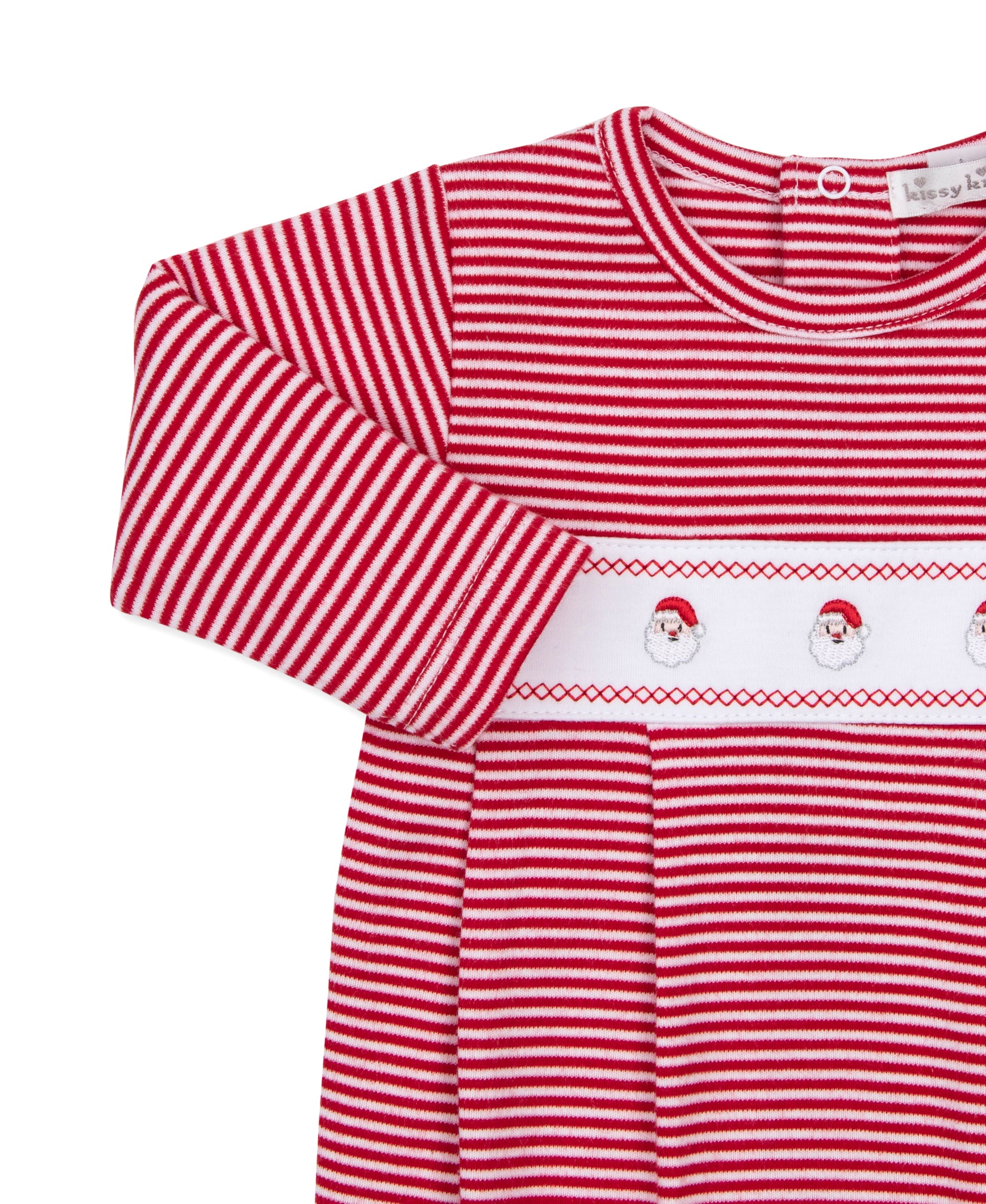 Classic Treasures Holiday 26 Stripe Santa Footie