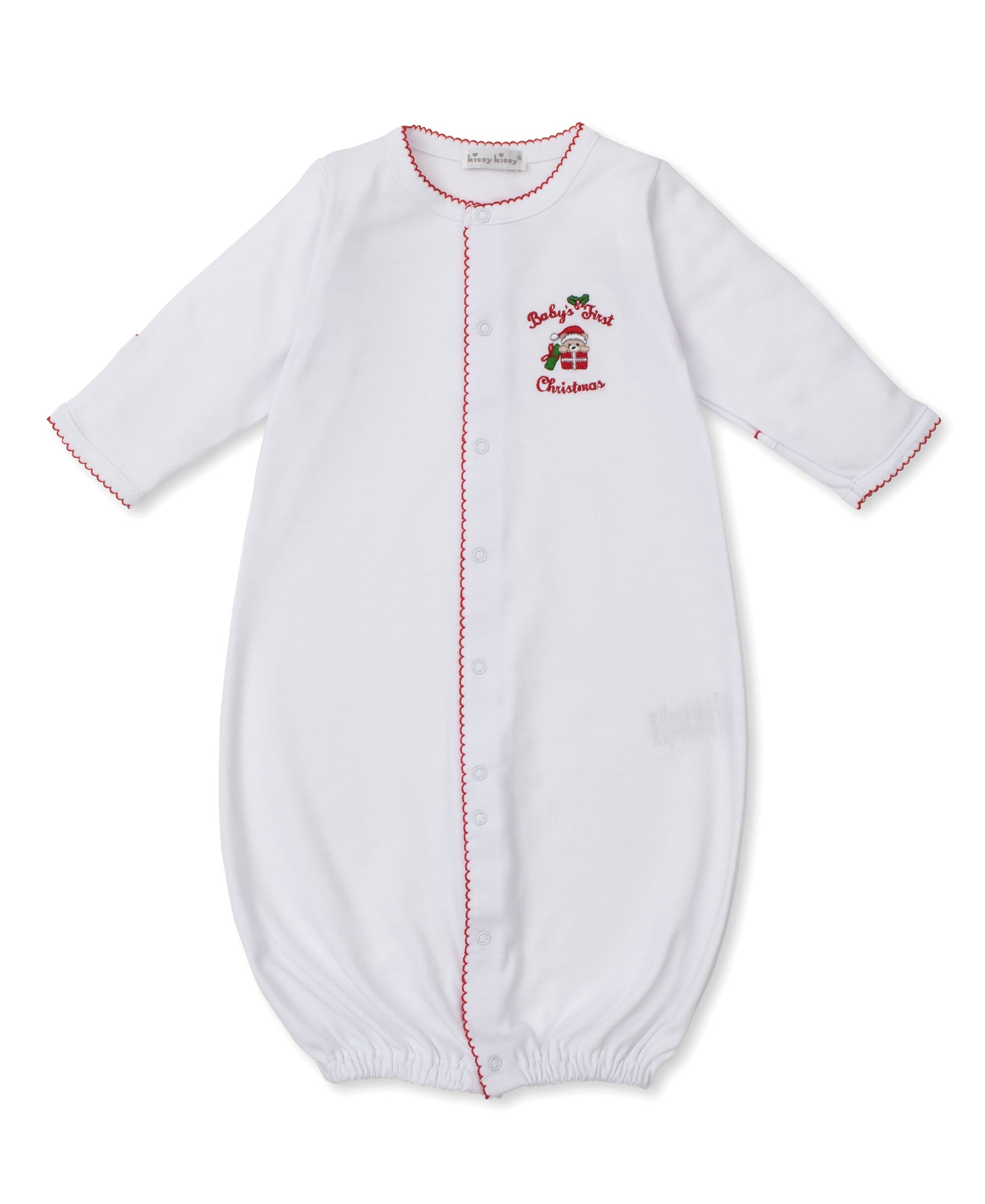 Baby's First Christmas 25 Convertible Gown - Kissy Kissy