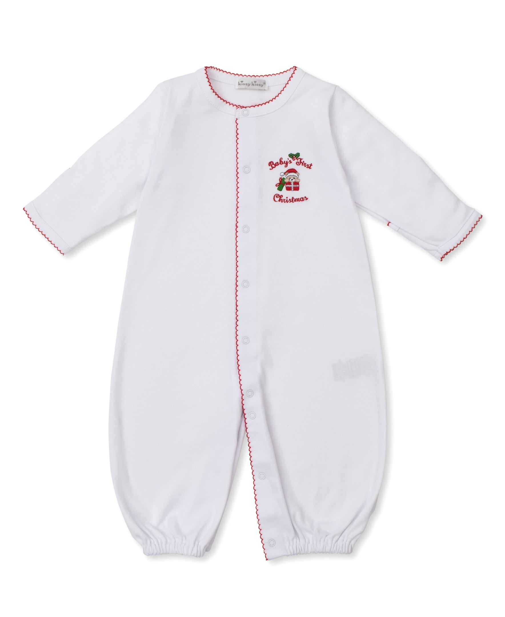 Baby's First Christmas 25 Convertible Gown - Kissy Kissy