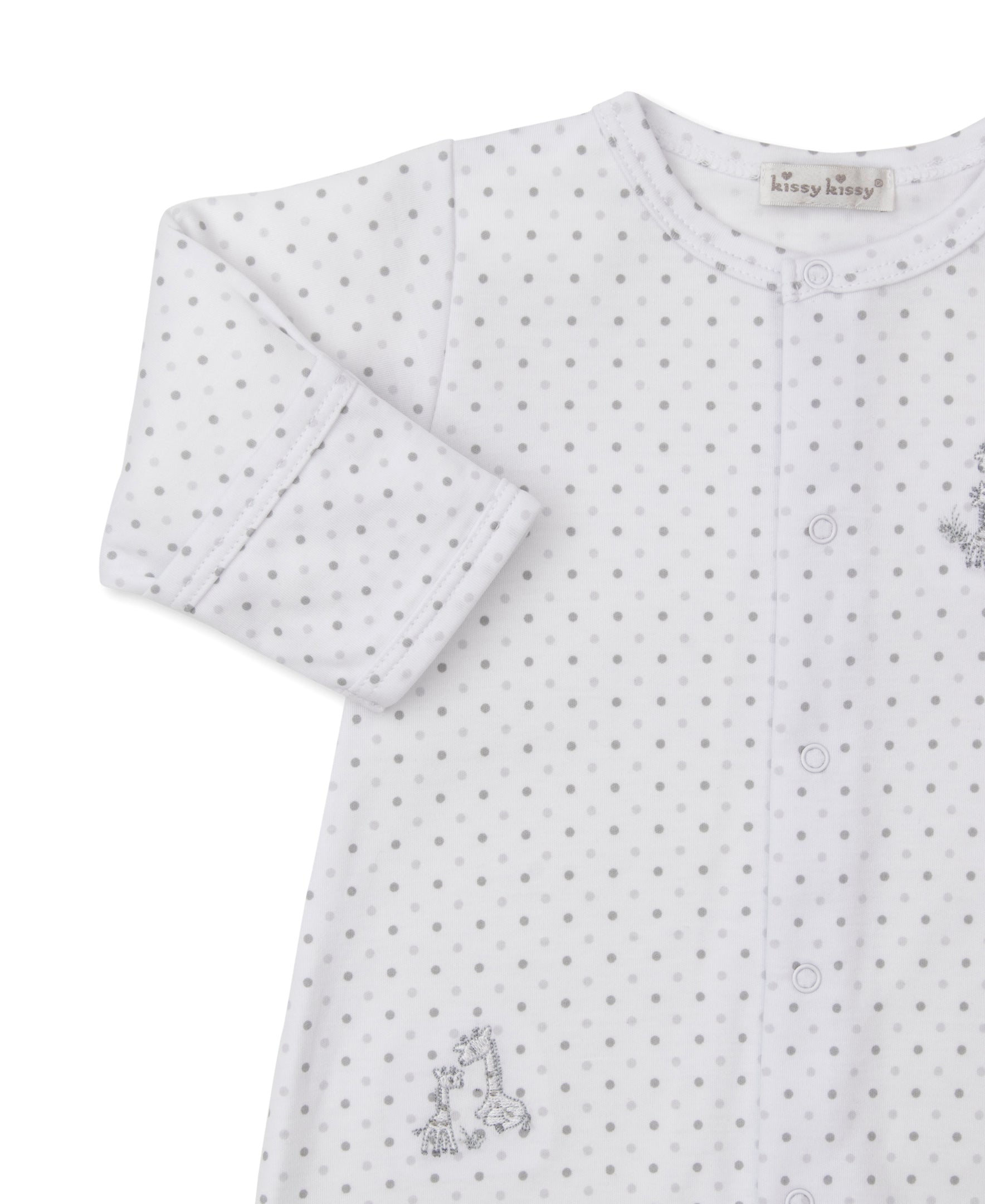 Giraffe Grace Silver Dot Convertible Gown - Kissy Kissy