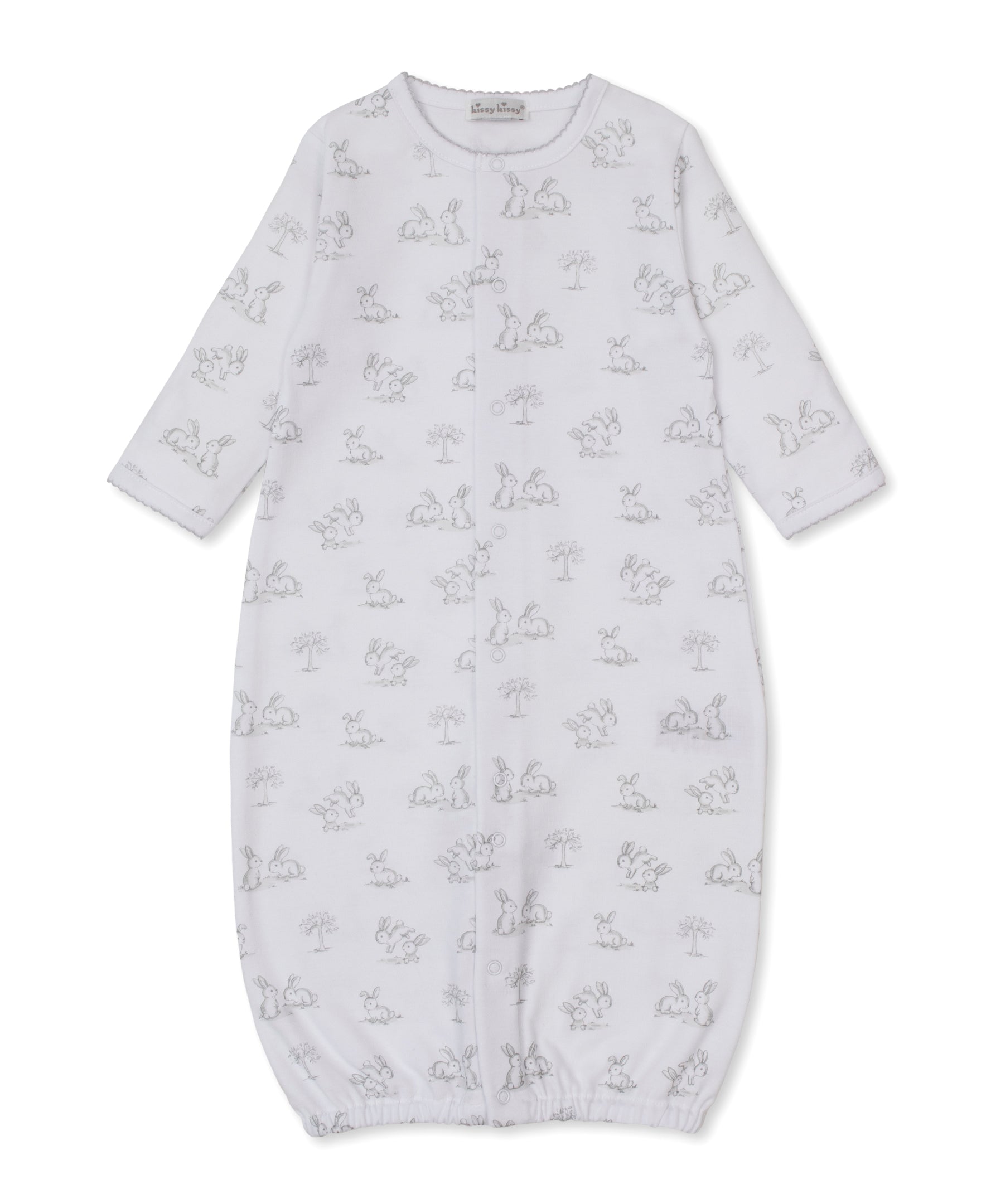 Springtime Bunny Fun Silver Convertible Gown - Kissy Kissy