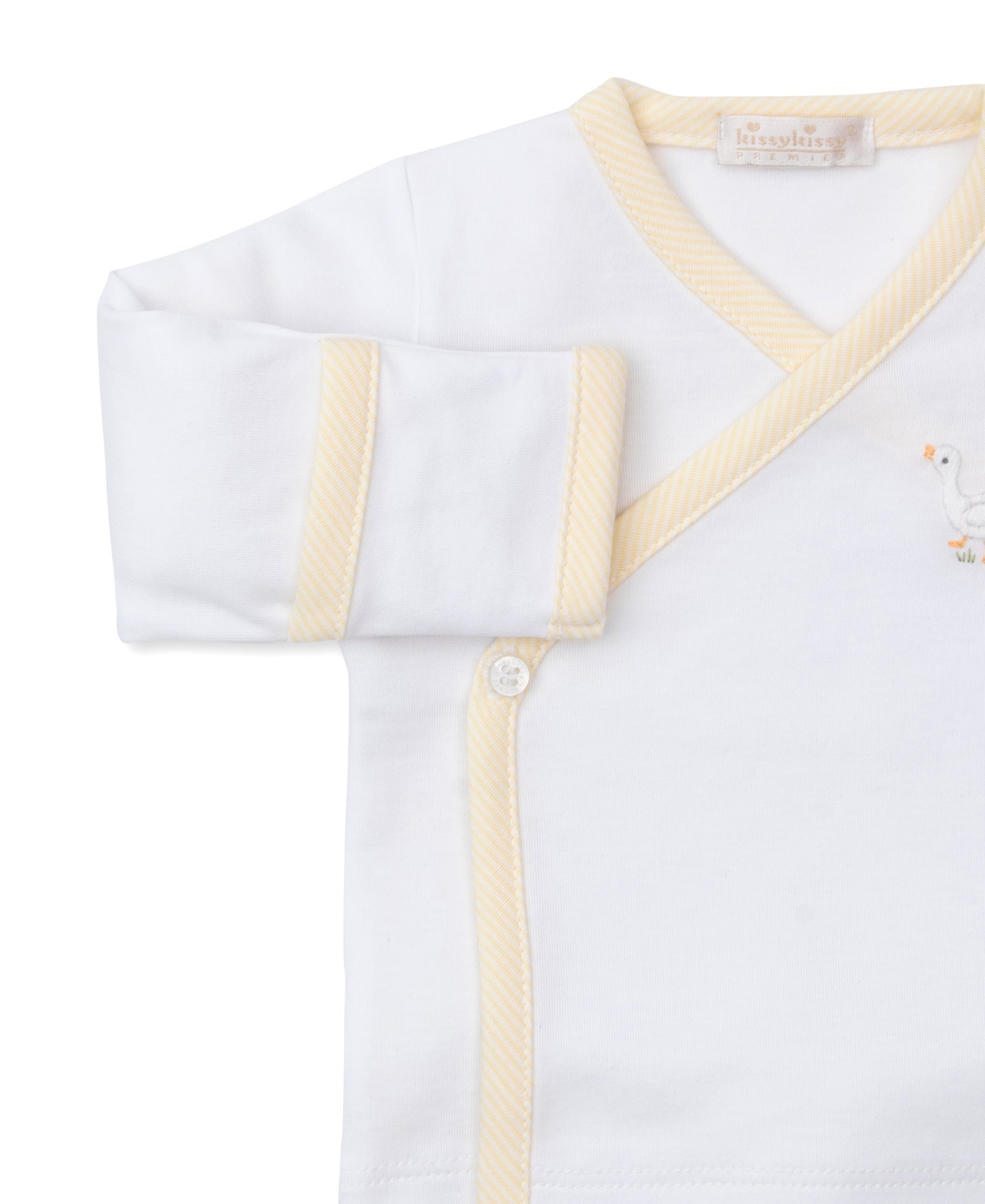 Premier Baby Duckling Hand Emb. Footed Pant Set - Kissy Kissy