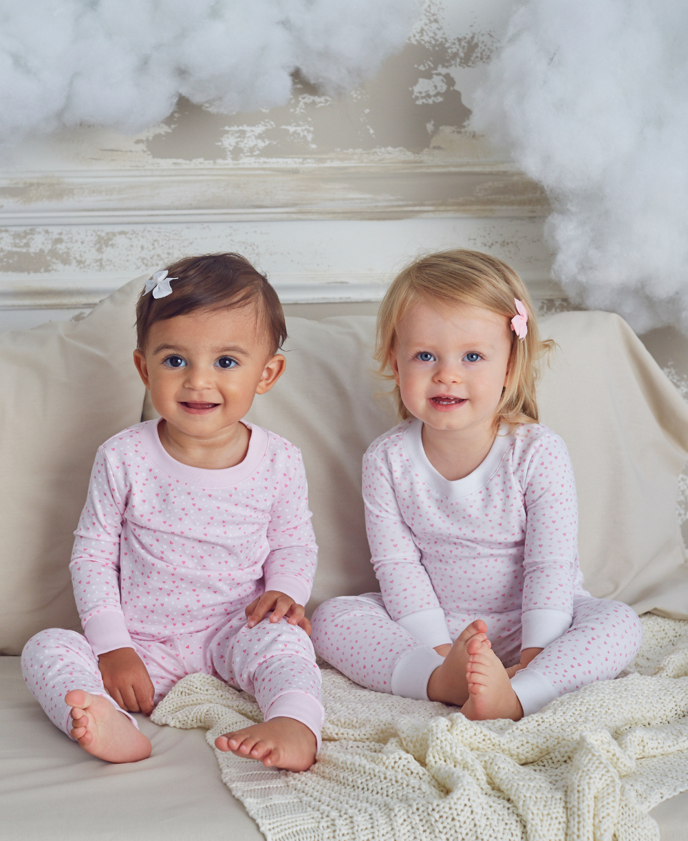 Kissy Sweethearts Pink Pajama Set - Kissy Kissy