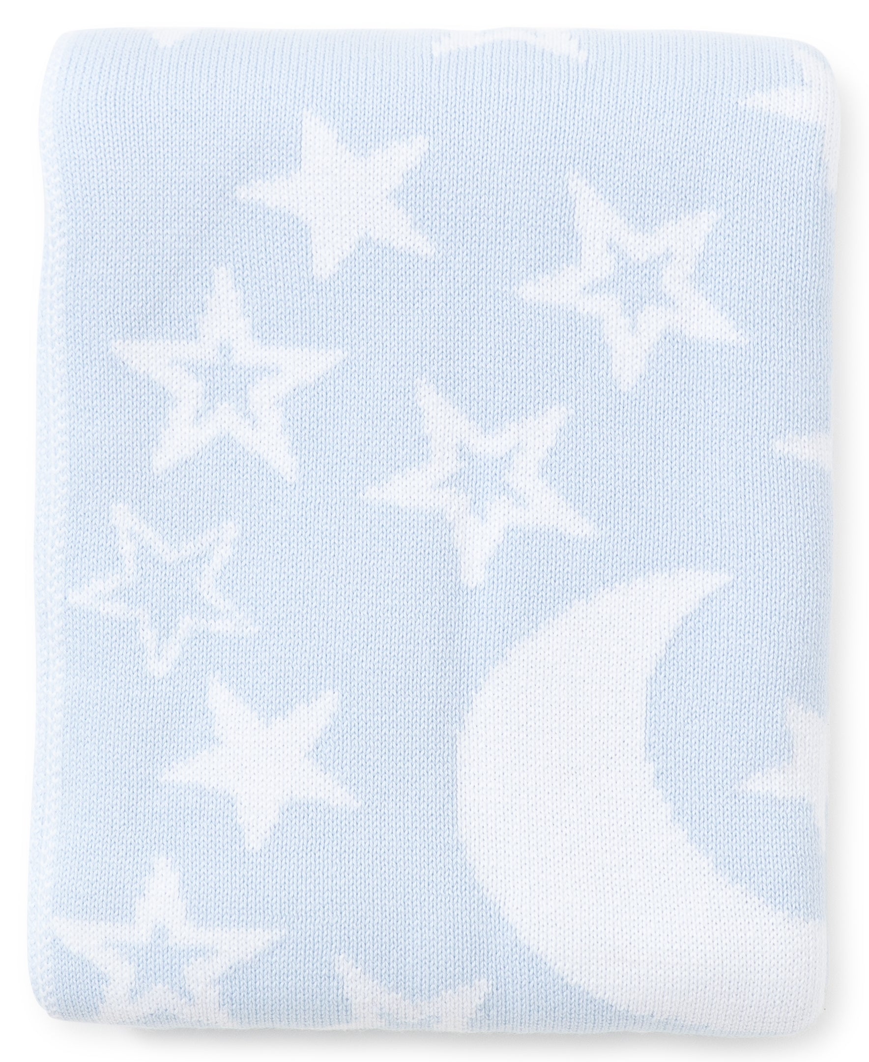 Blue Moon and Star Knit Novelty Blanket - Kissy Kissy