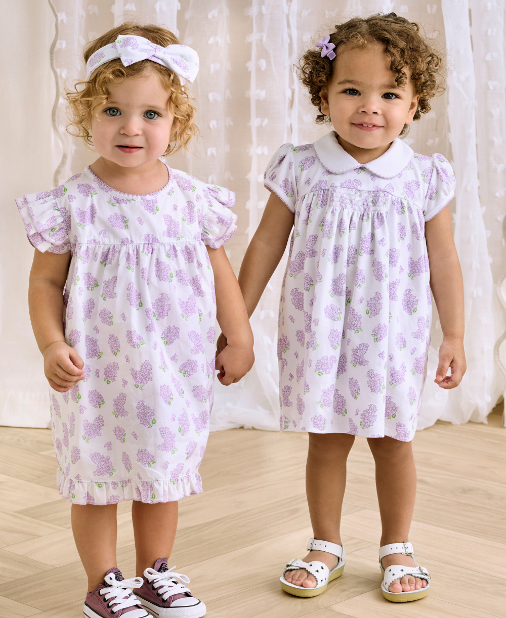 Lilac Love Lilac Smocked Dress Set - Kissy Kissy