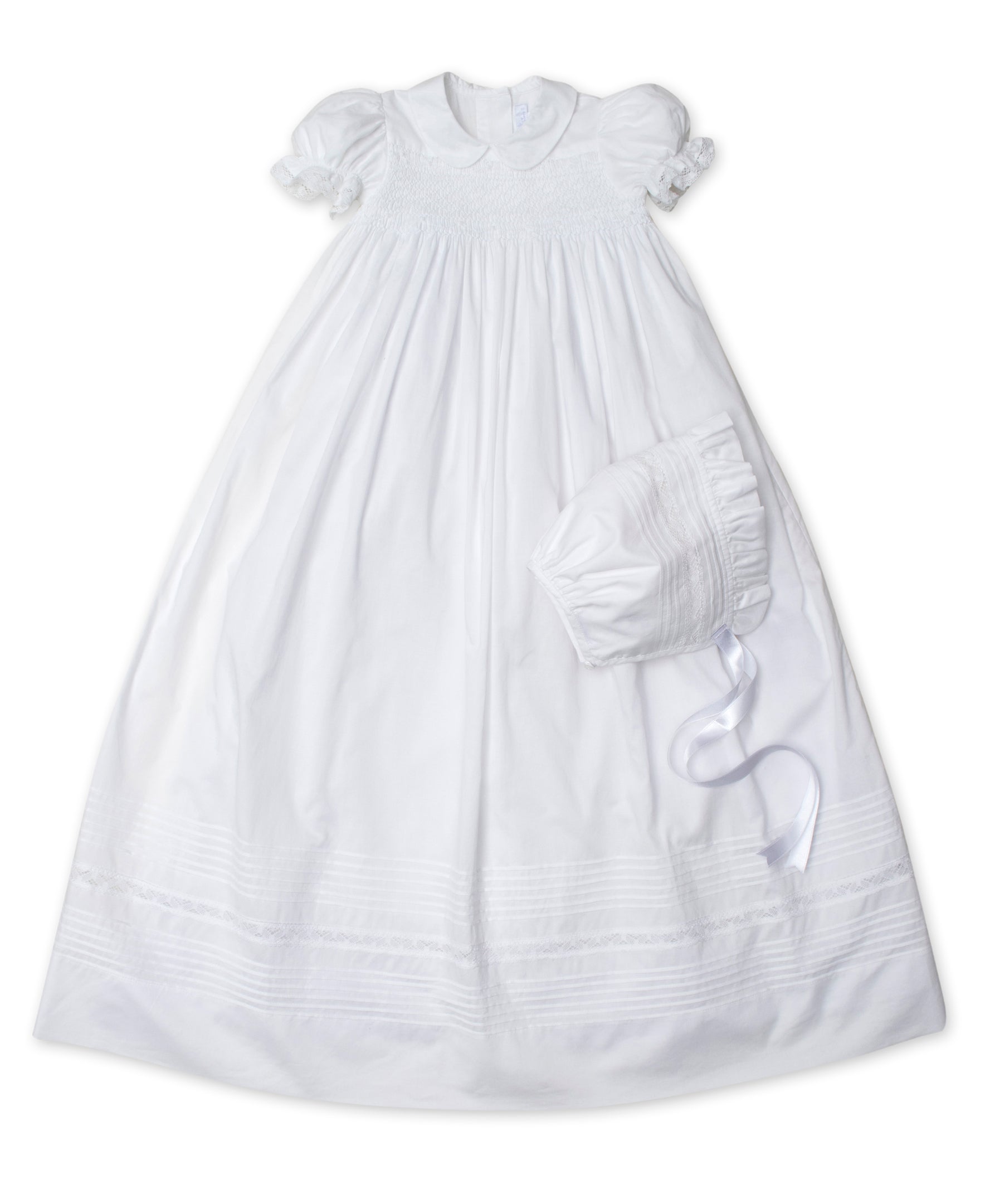 NEW Silene Christening Gown & Hat Set - Kissy Kissy