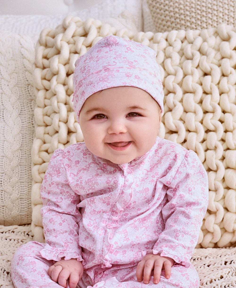 Old English Roses Pink Hat - Kissy Kissy