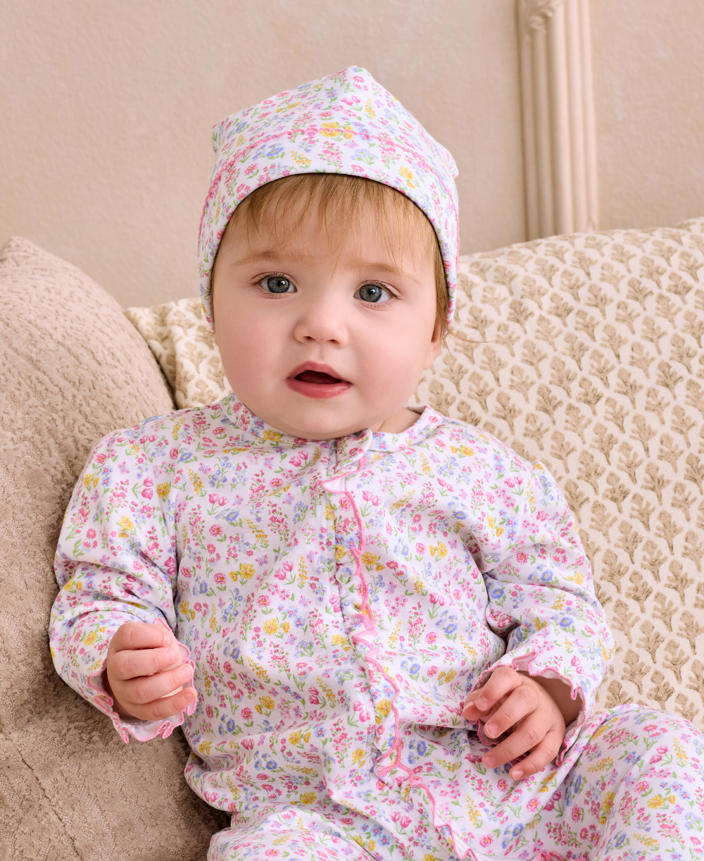 Pastel Gardens Floral Hat - Kissy Kissy
