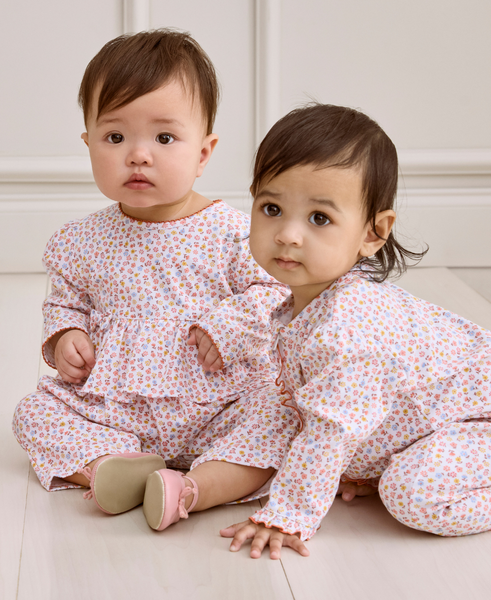 Patchwork Pumpkin Floral Playsuit - Kissy Kissy