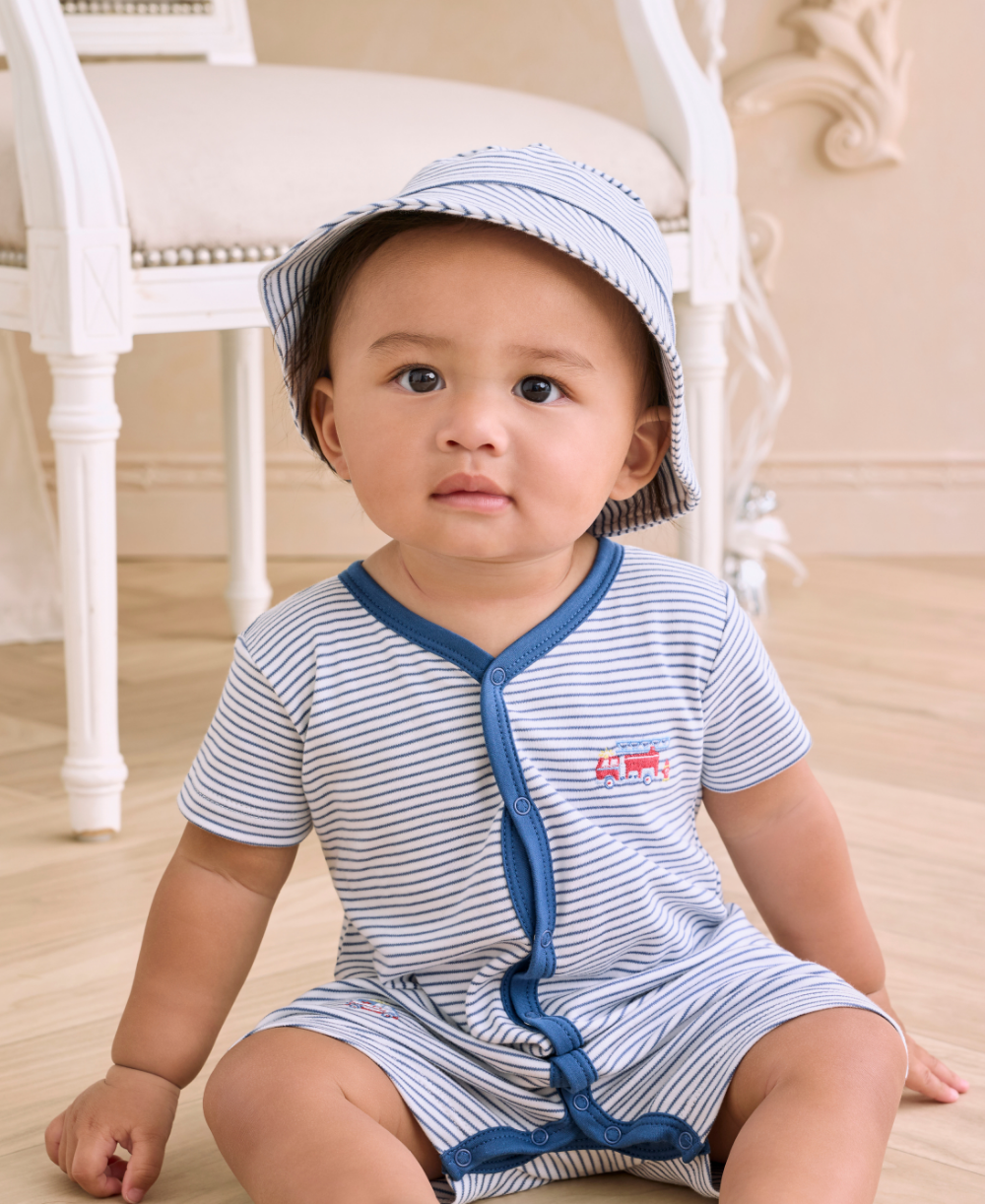 Rescue Raid Short Stripe Playsuit - Kissy Kissy