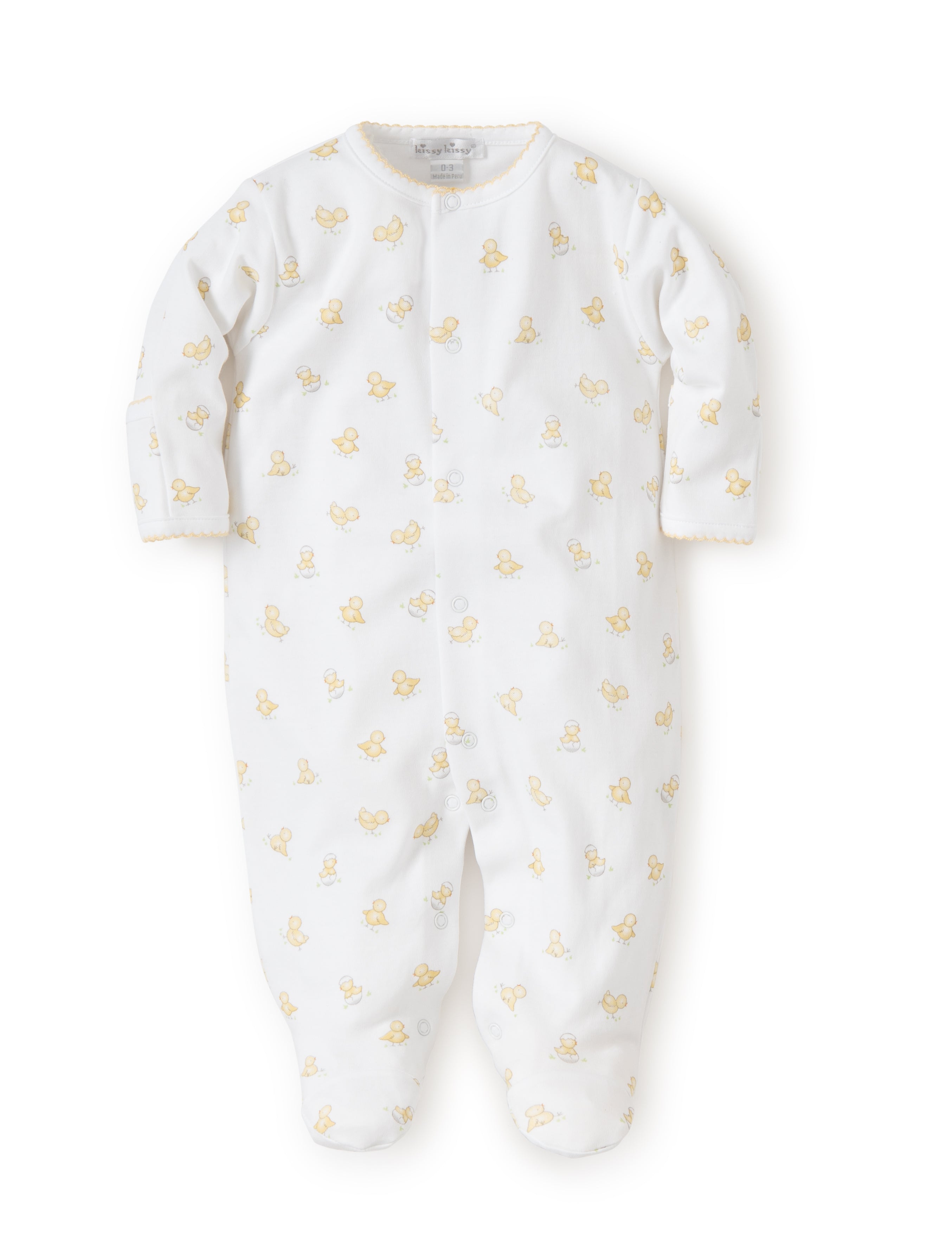 Hatchlings Print Footie - Kissy Kissy