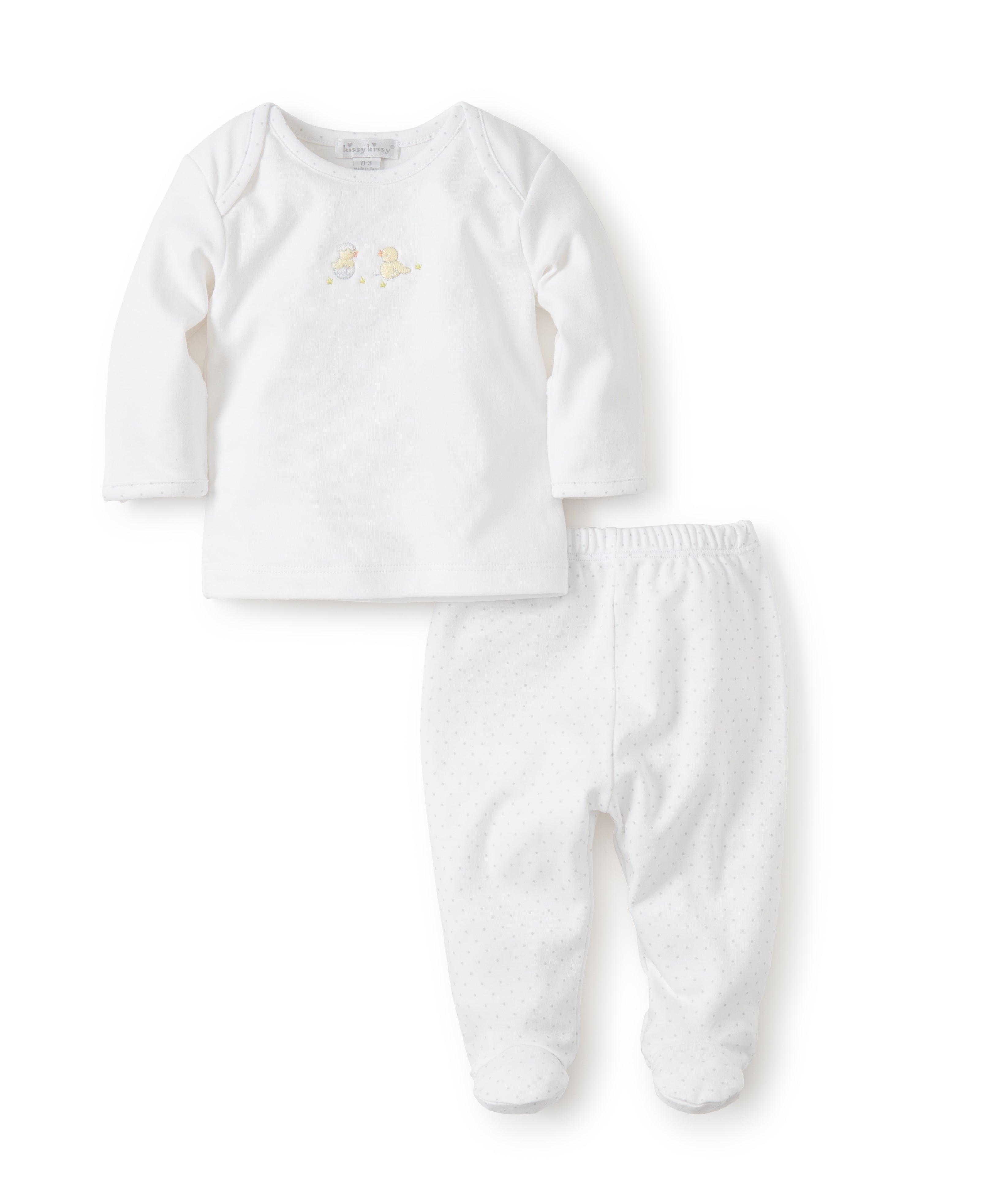 Hatchlings Footed Pant Set - Kissy Kissy